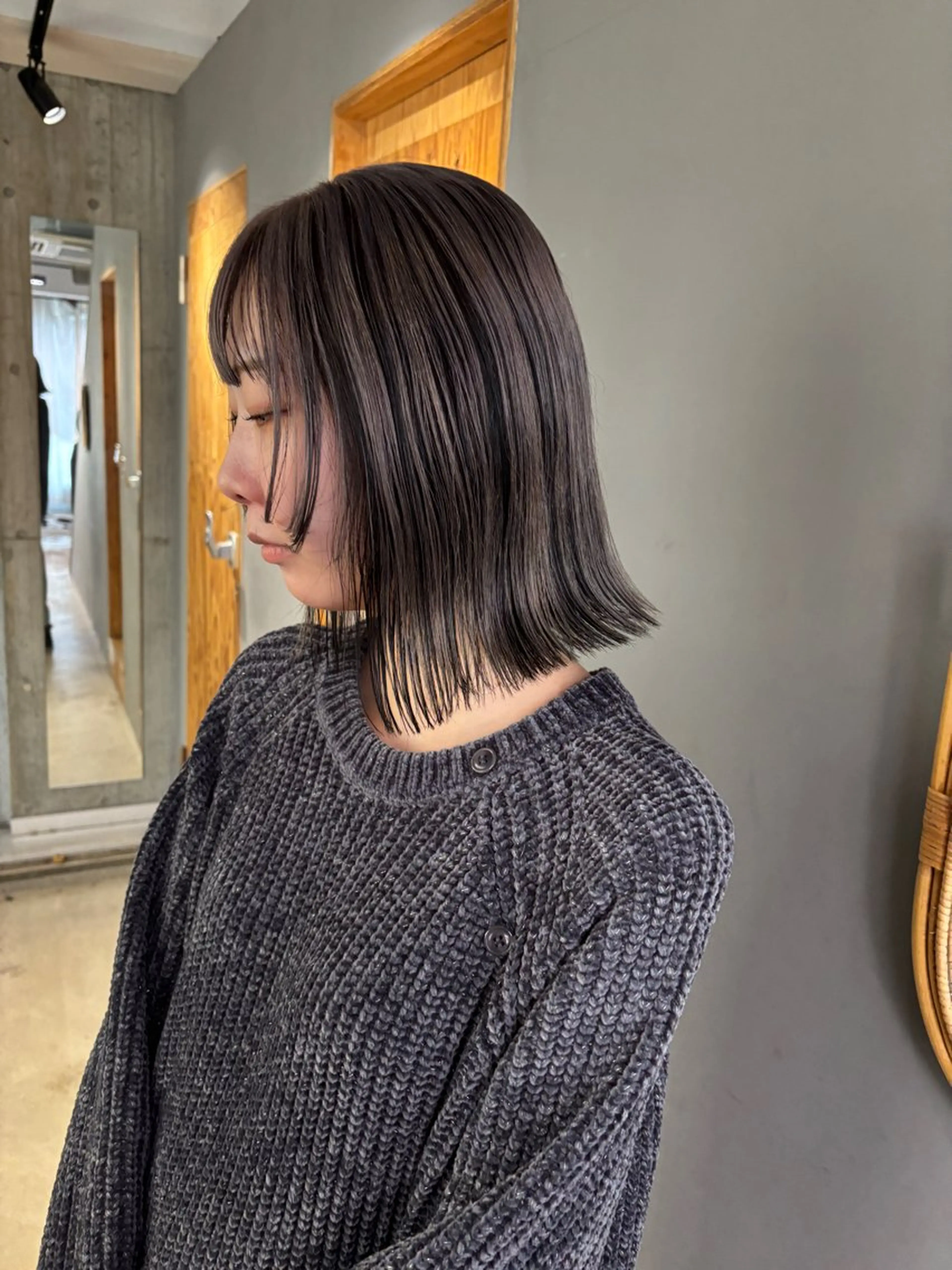 ミディアム カラー ブリーチ ヘアカラー トリートメント noa ☪︎のヘアスタイル