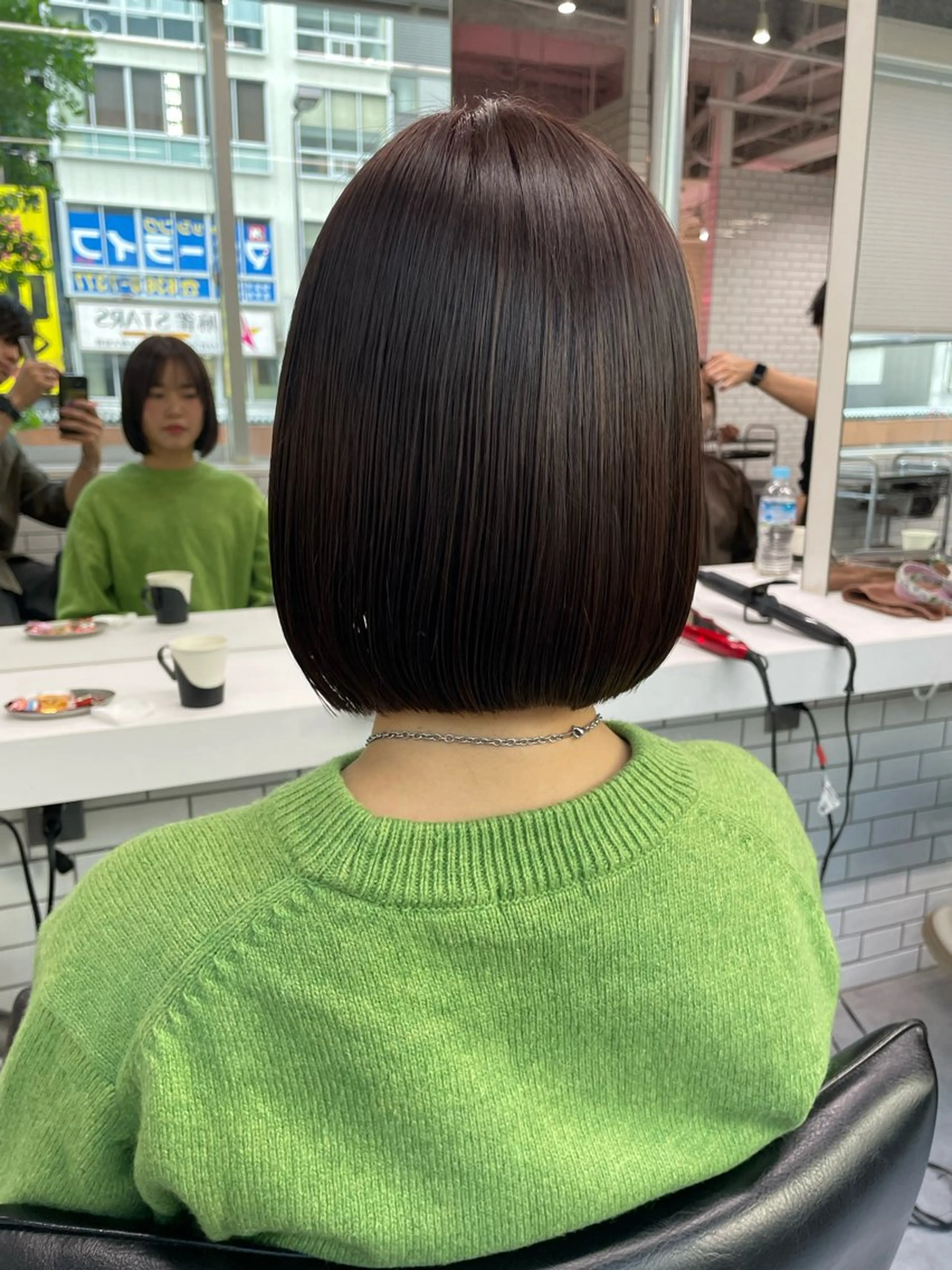 ショート カラー カット ヘアカラー トリートメント Bob &髪質改善 NEMOTOのヘアスタイル