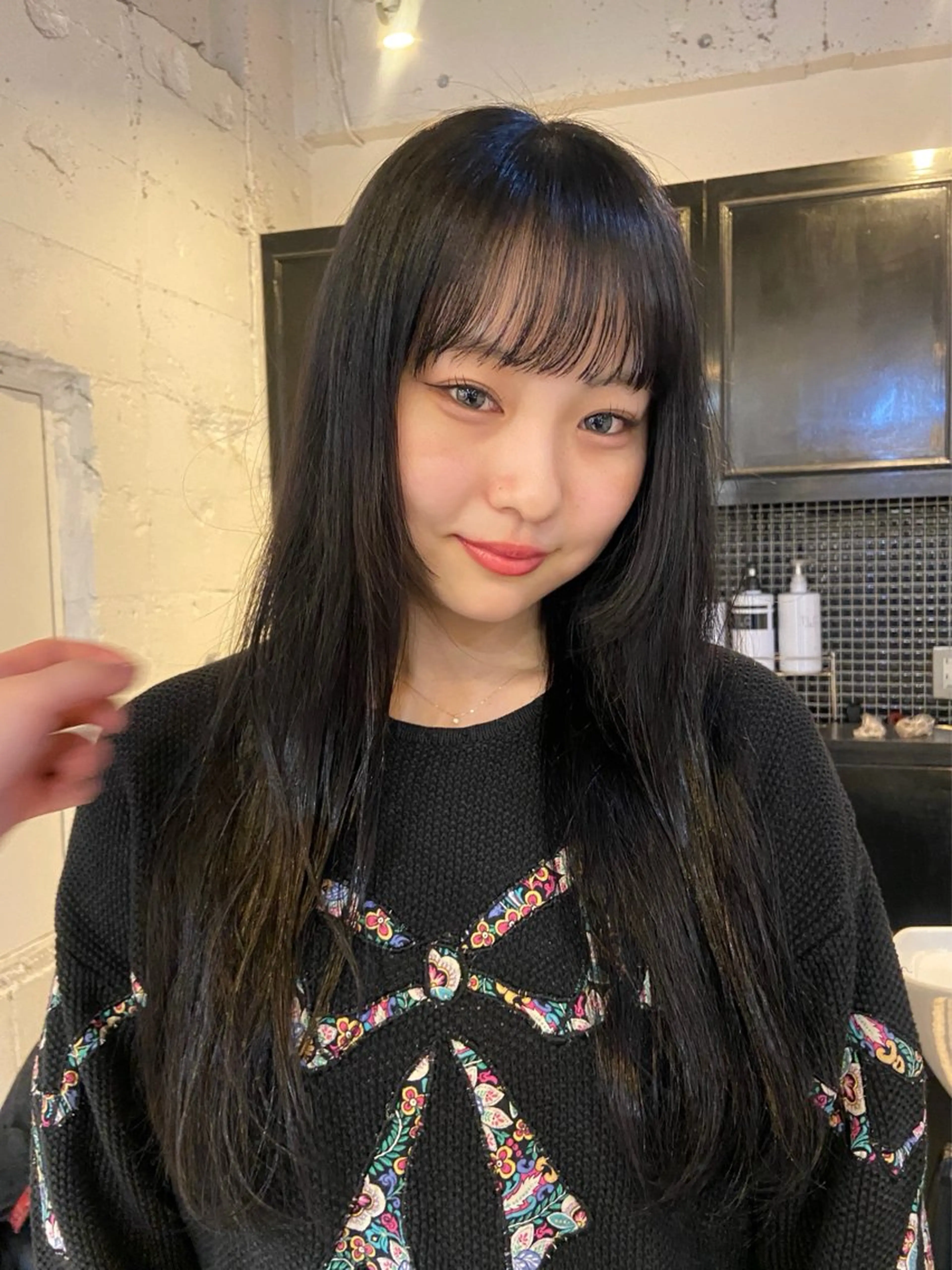 ロング カット トリートメント レディースカット🎀 NANAHAのヘアスタイル