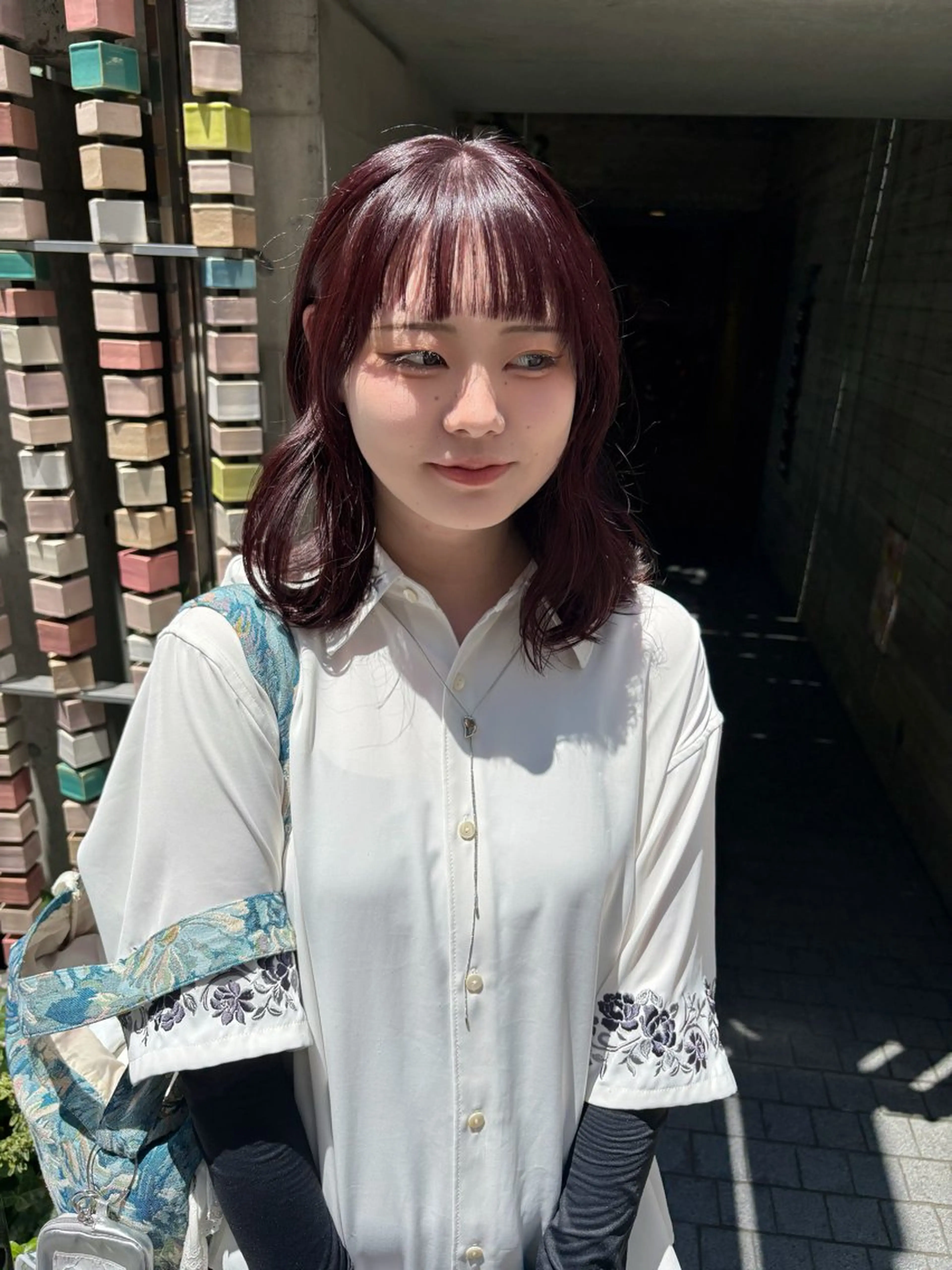 ミディアム ヘアカラー 【美ボブ. カラー】midoのヘアスタイル