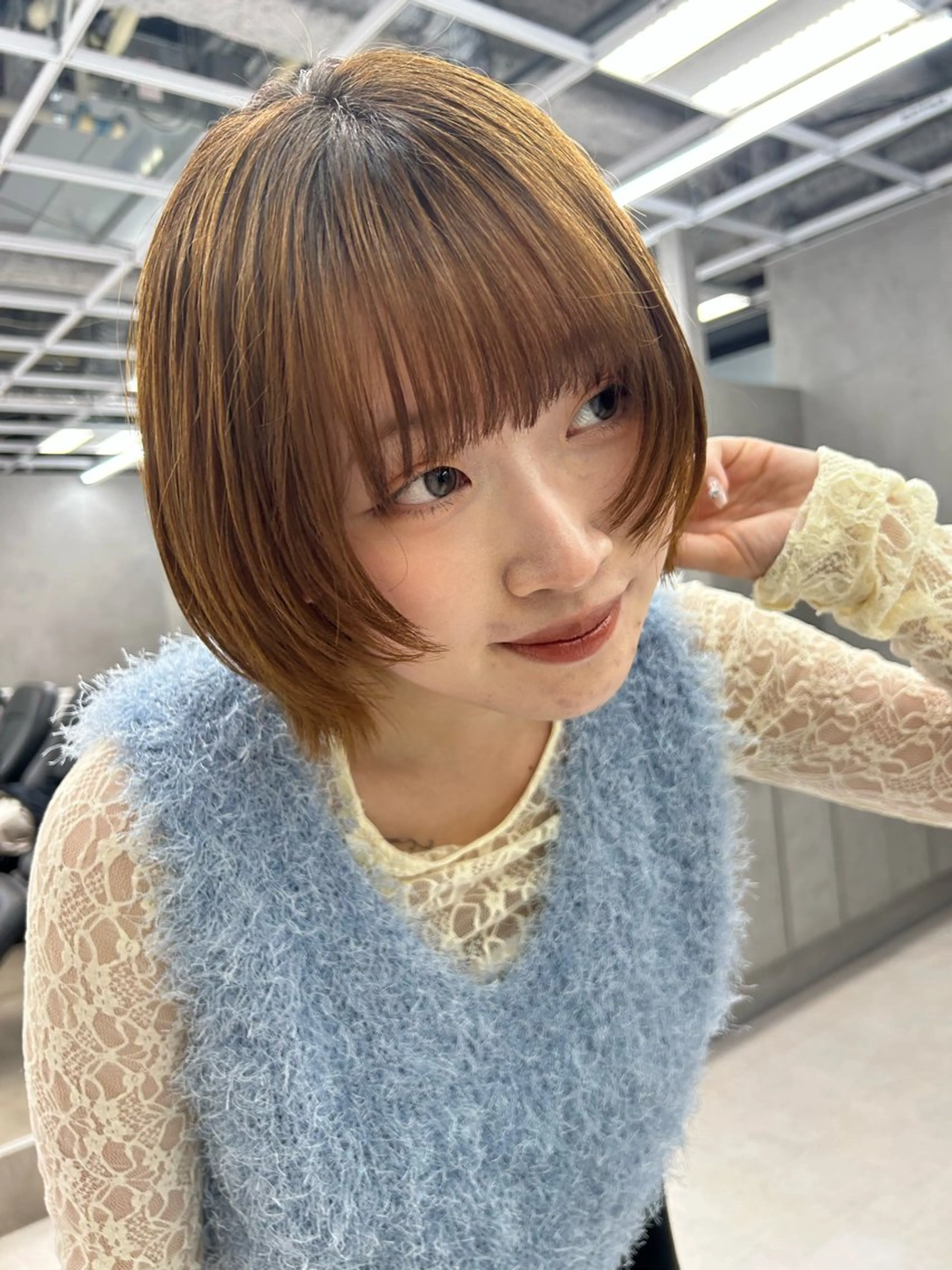 ショート カラー ヘアカラー 艶カラー🐳🫧 サヤカ ✰︎のヘアスタイル