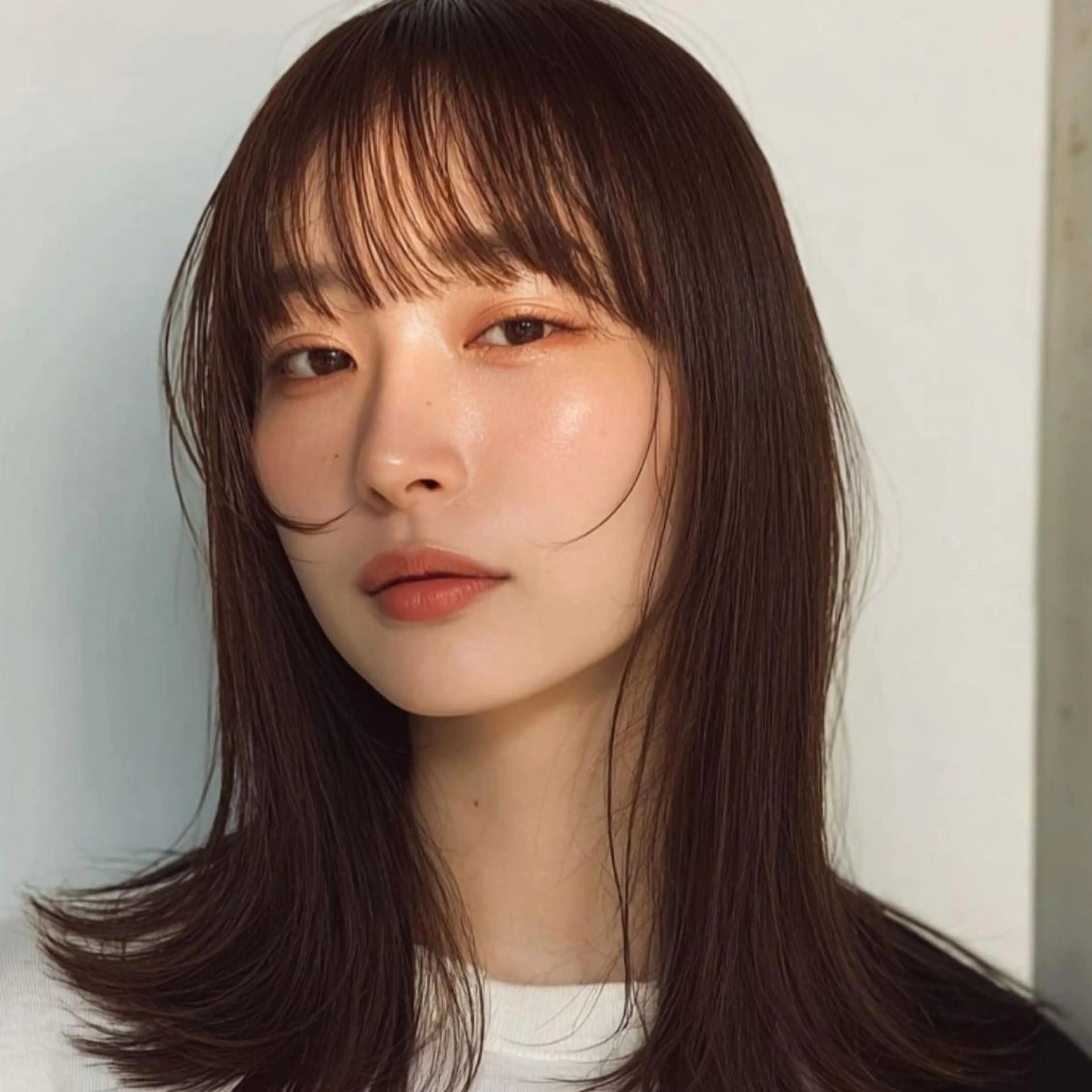 セミロング 縮毛矯正/レイヤー カット⭐️SHOTAのヘアスタイル