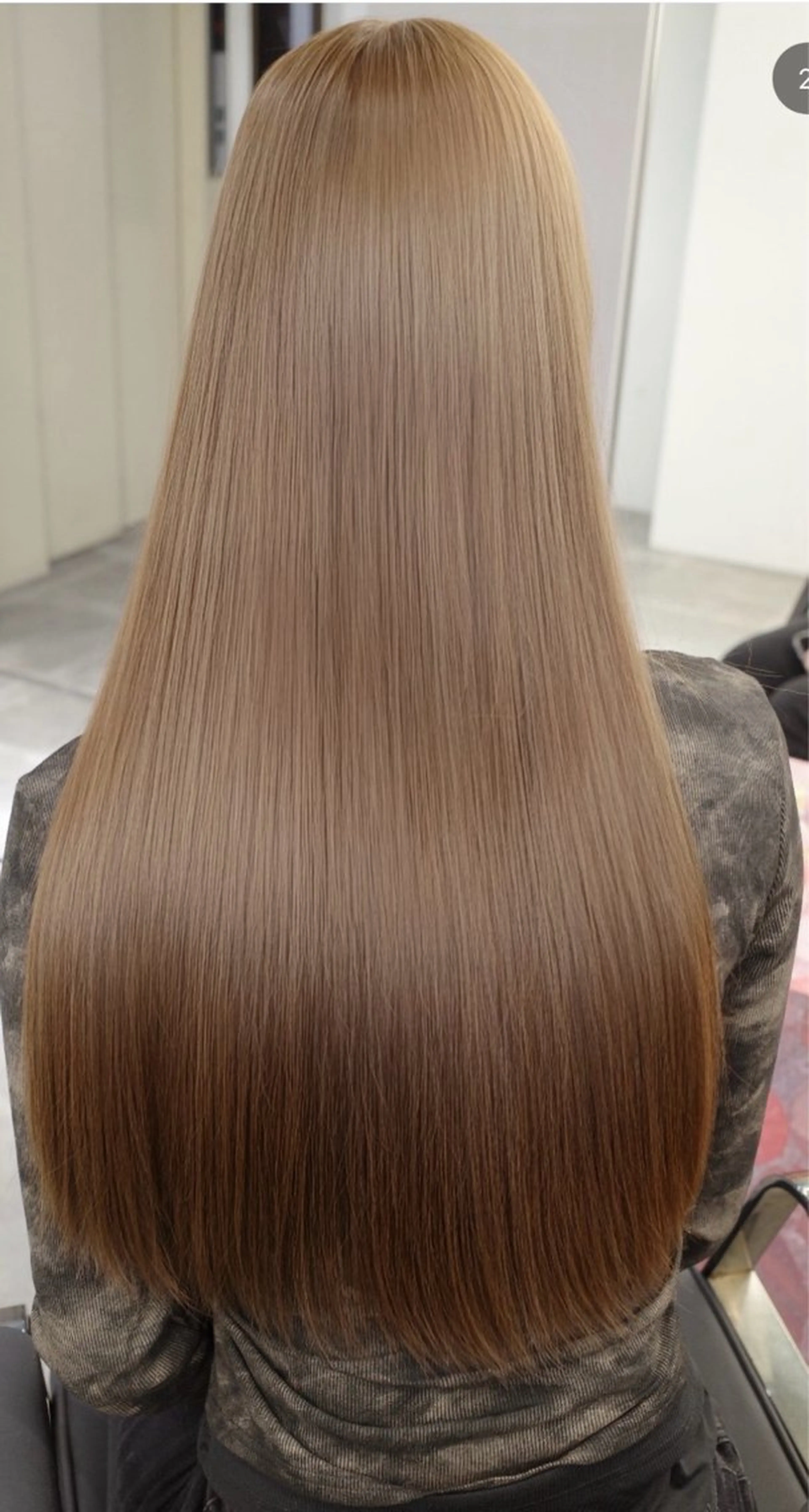 【当日予約可❣️】最高級透明感ダブルカラー★★★（ブリーチなし）＋補習トリートメント✨️の写真