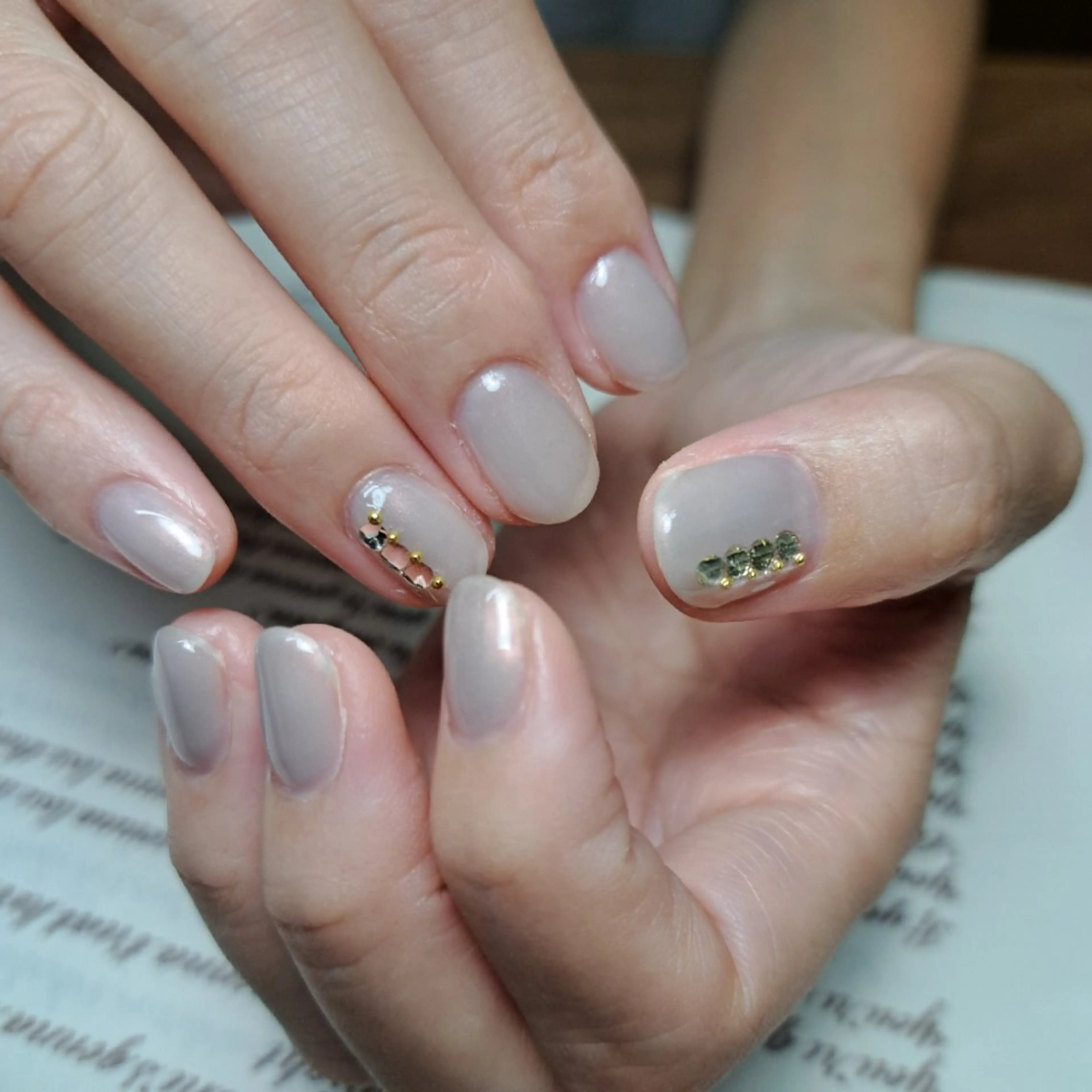 ネイル オフィスネイル ハンドネイル HAYASHI  Nのネイルデザイン