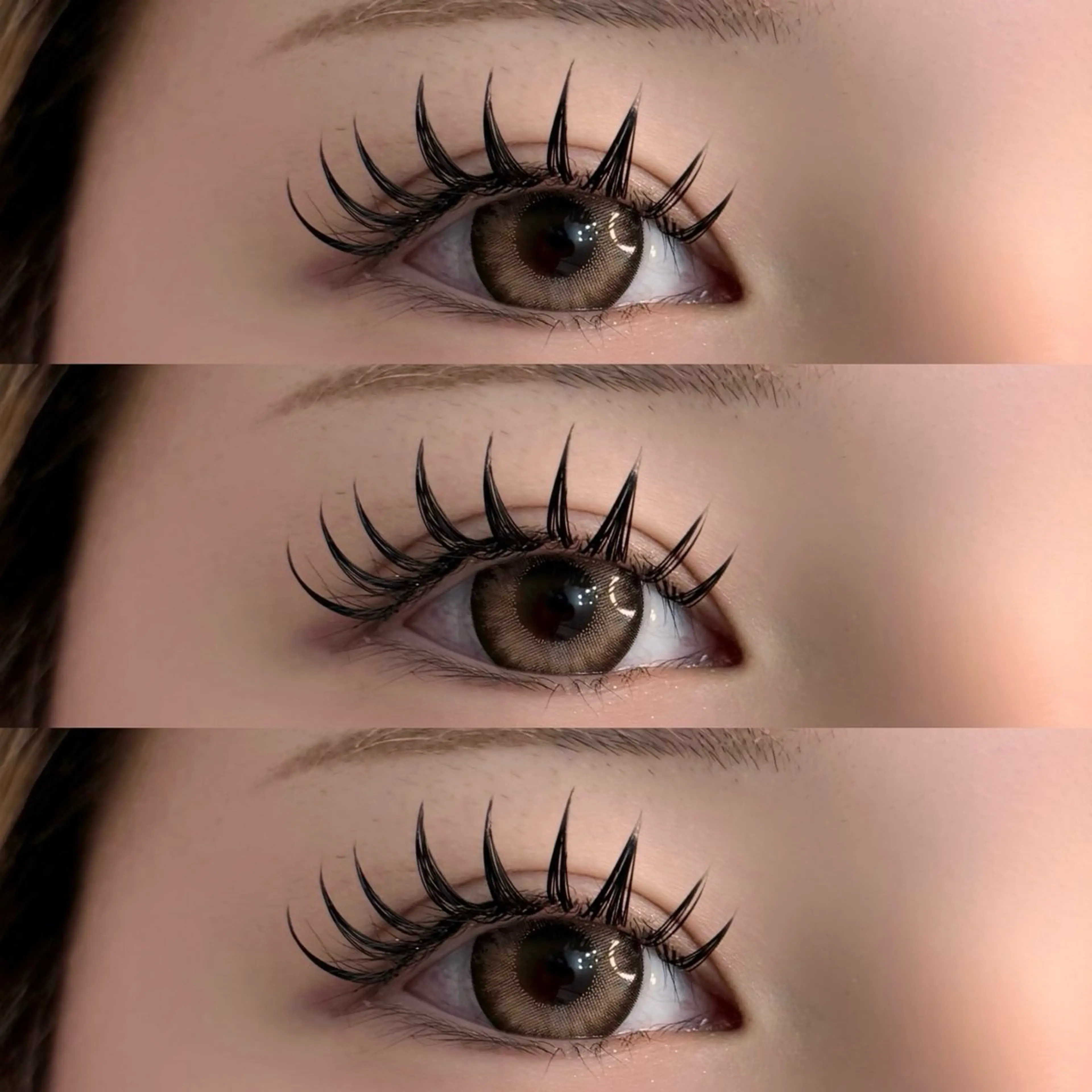 マツエク・マツパ マツエク 【那覇/束感まつ毛 /LED】キャメルのマツエク・マツパデザイン