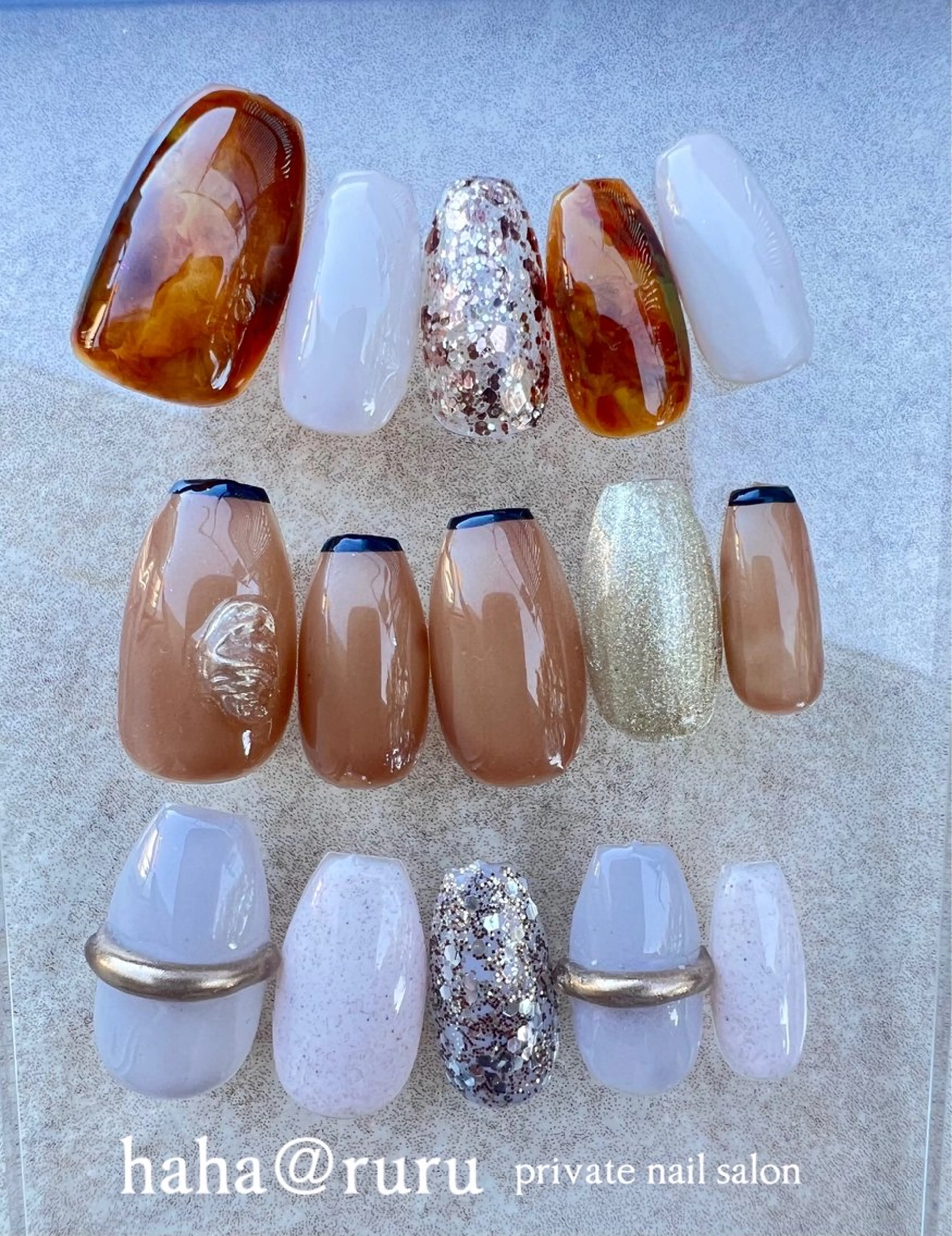 ネイル ハンドネイル haha@ ruruのネイルデザイン