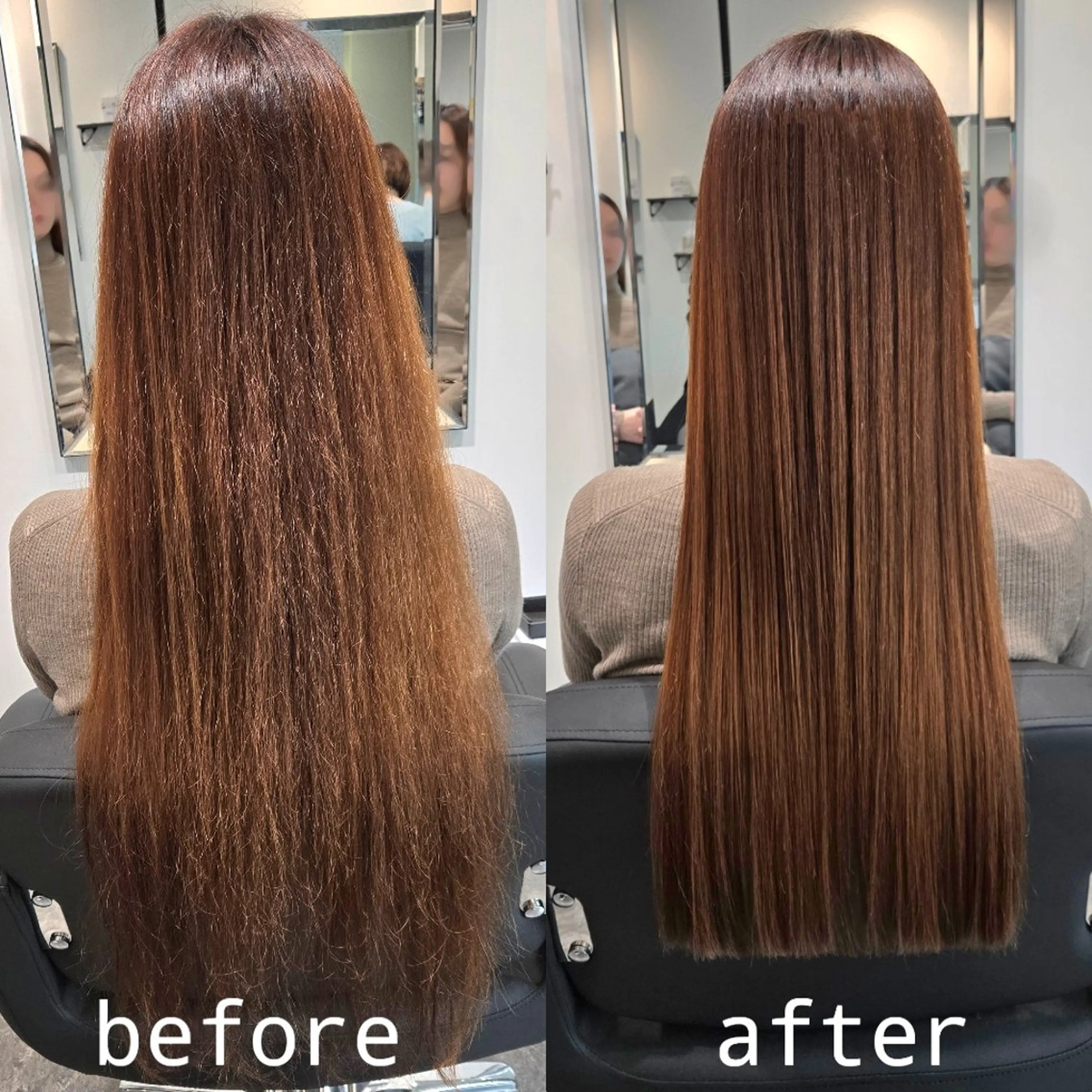 ロング 縮毛矯正 トリートメント LEE HANAのヘアスタイル