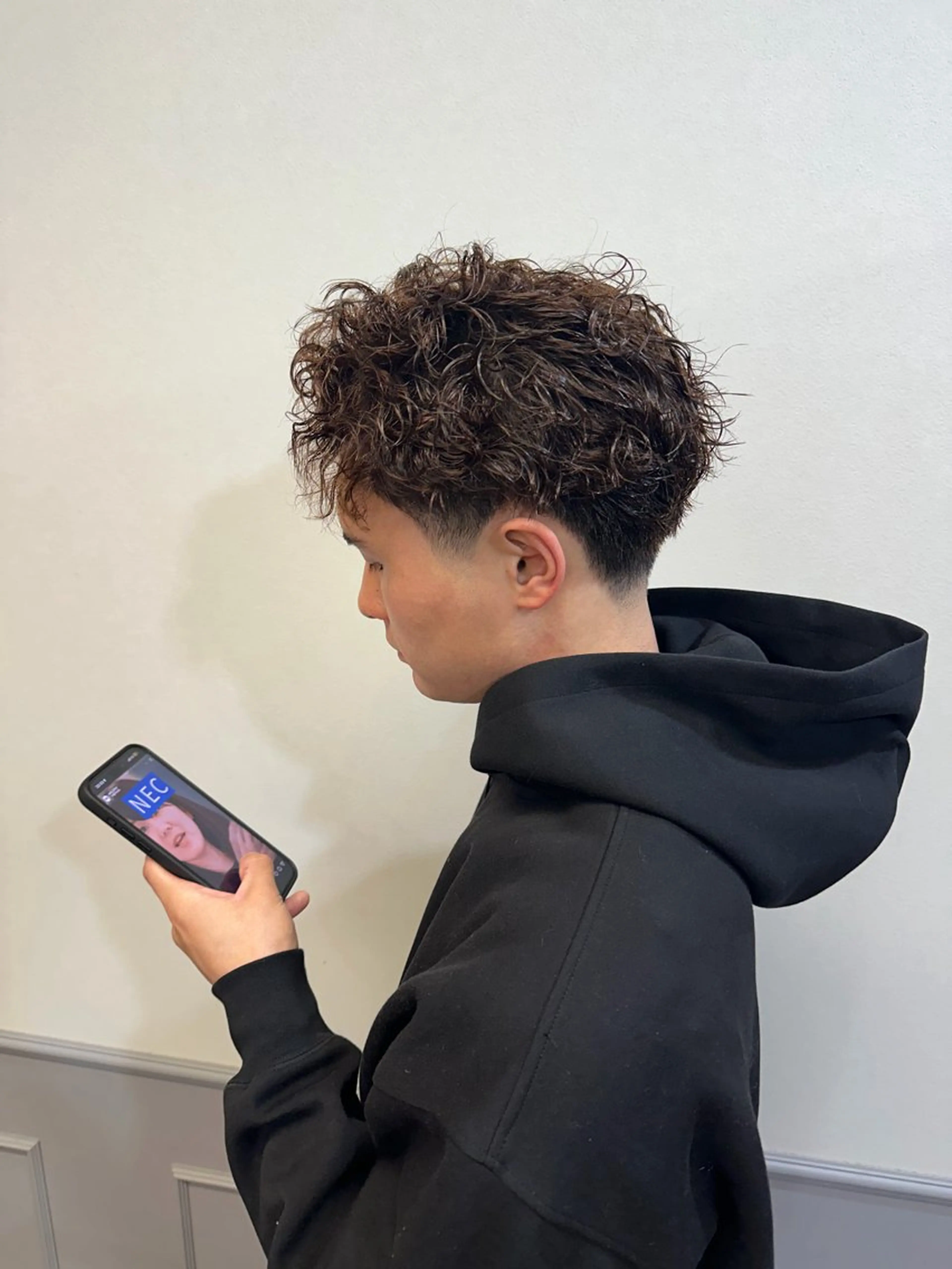 ショート パーマ 川瀬 悠馬のヘアスタイル