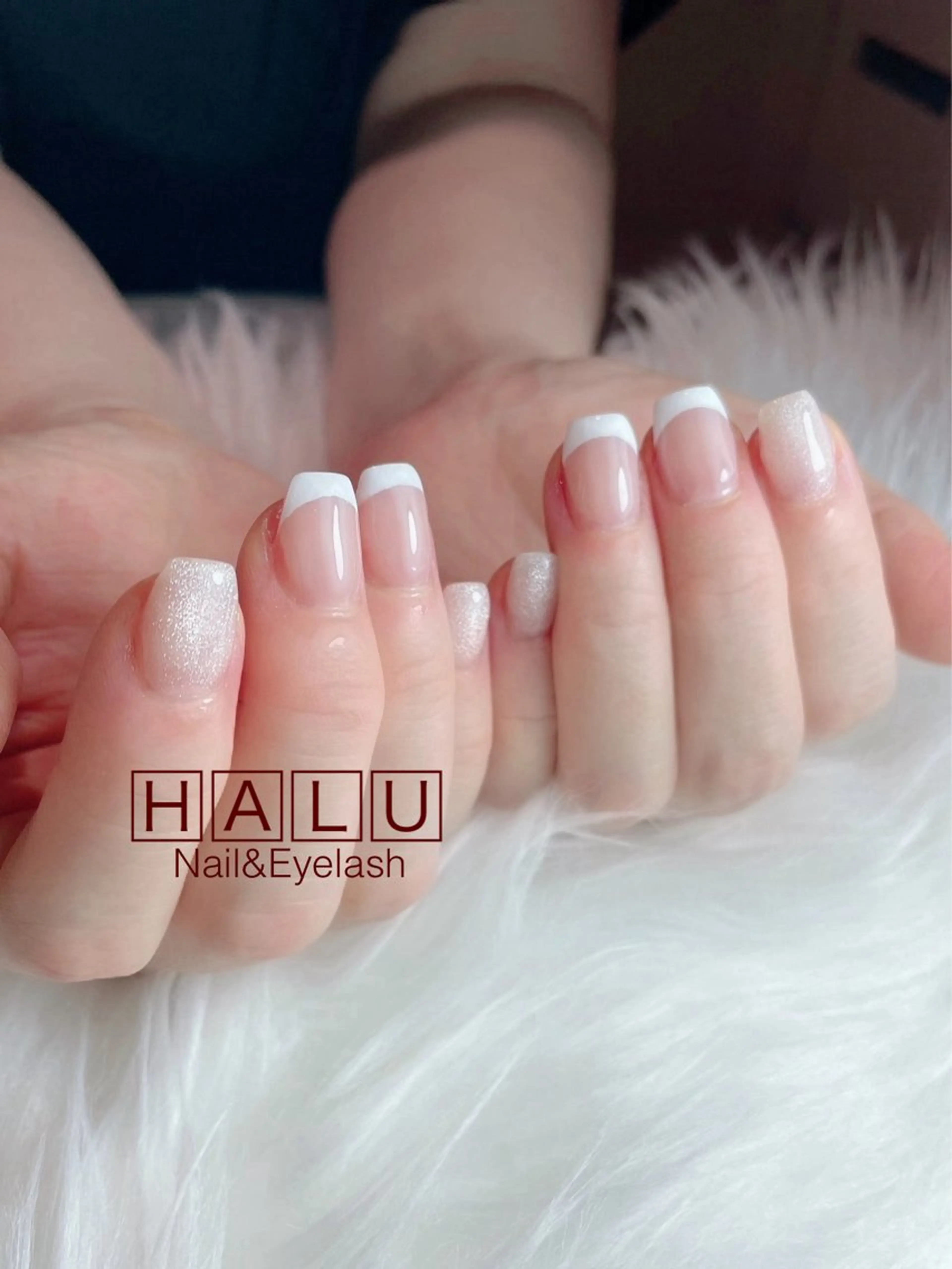 ネイル フレンチネイル マグネットネイル HALU ハルのネイルデザイン