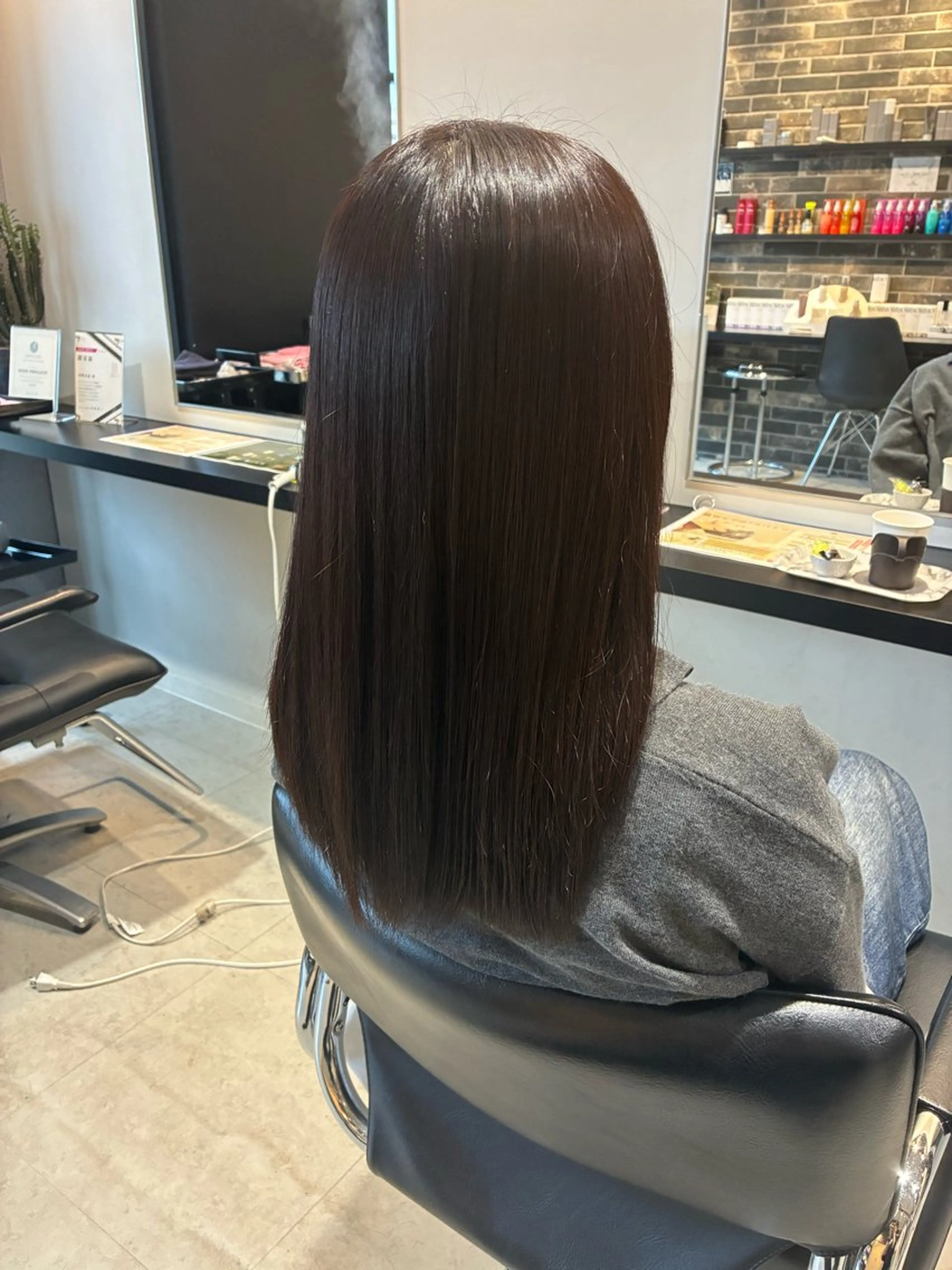 ミディアム ヘアカラー トリートメント powderhair 福岡直弥のヘアスタイル