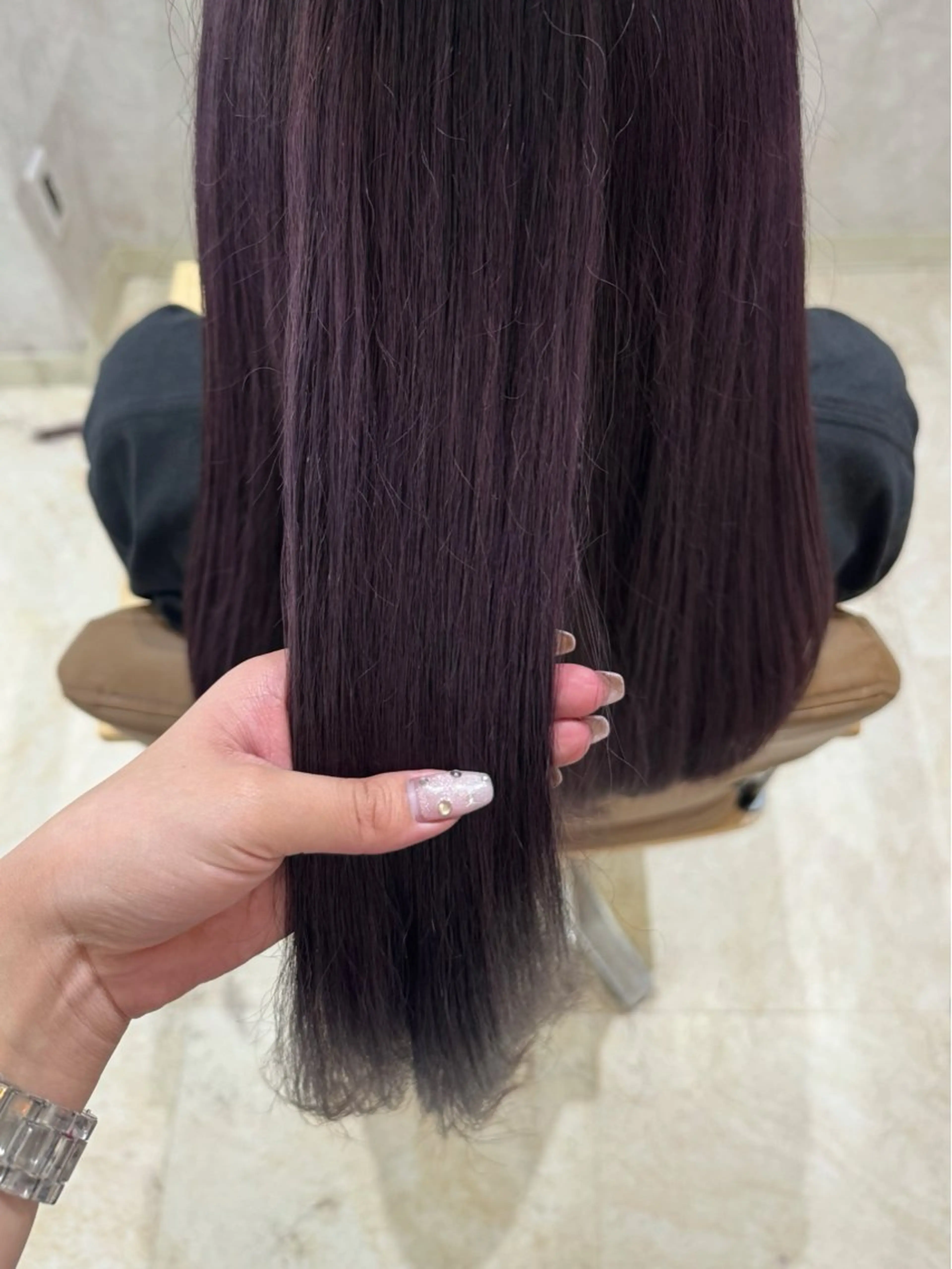 ロング カラー ブリーチ ヘアカラー トリートメント NANAMI 【Rico】のヘアスタイル