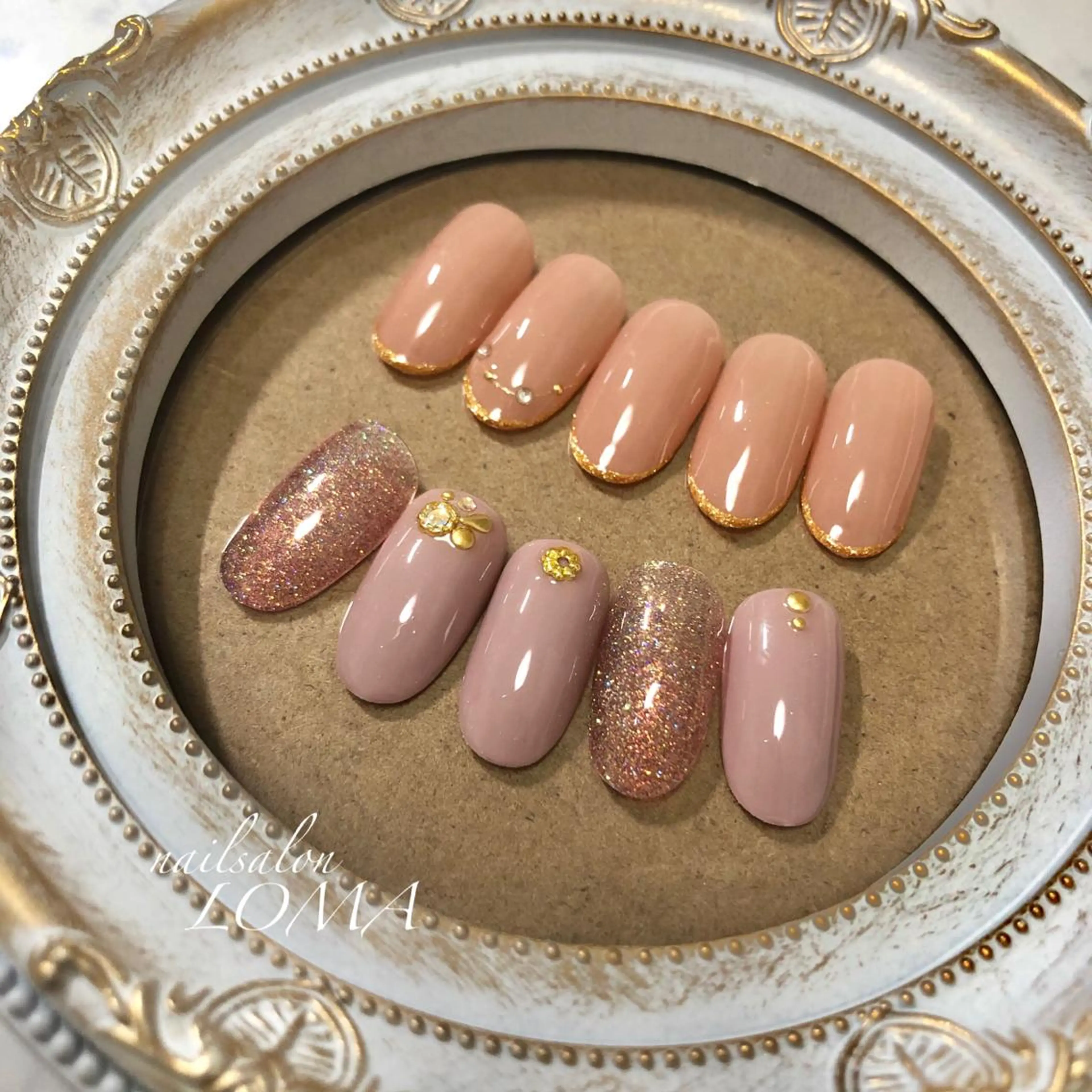ネイル オフィスネイル m-nail 🌙minamiのネイルデザイン