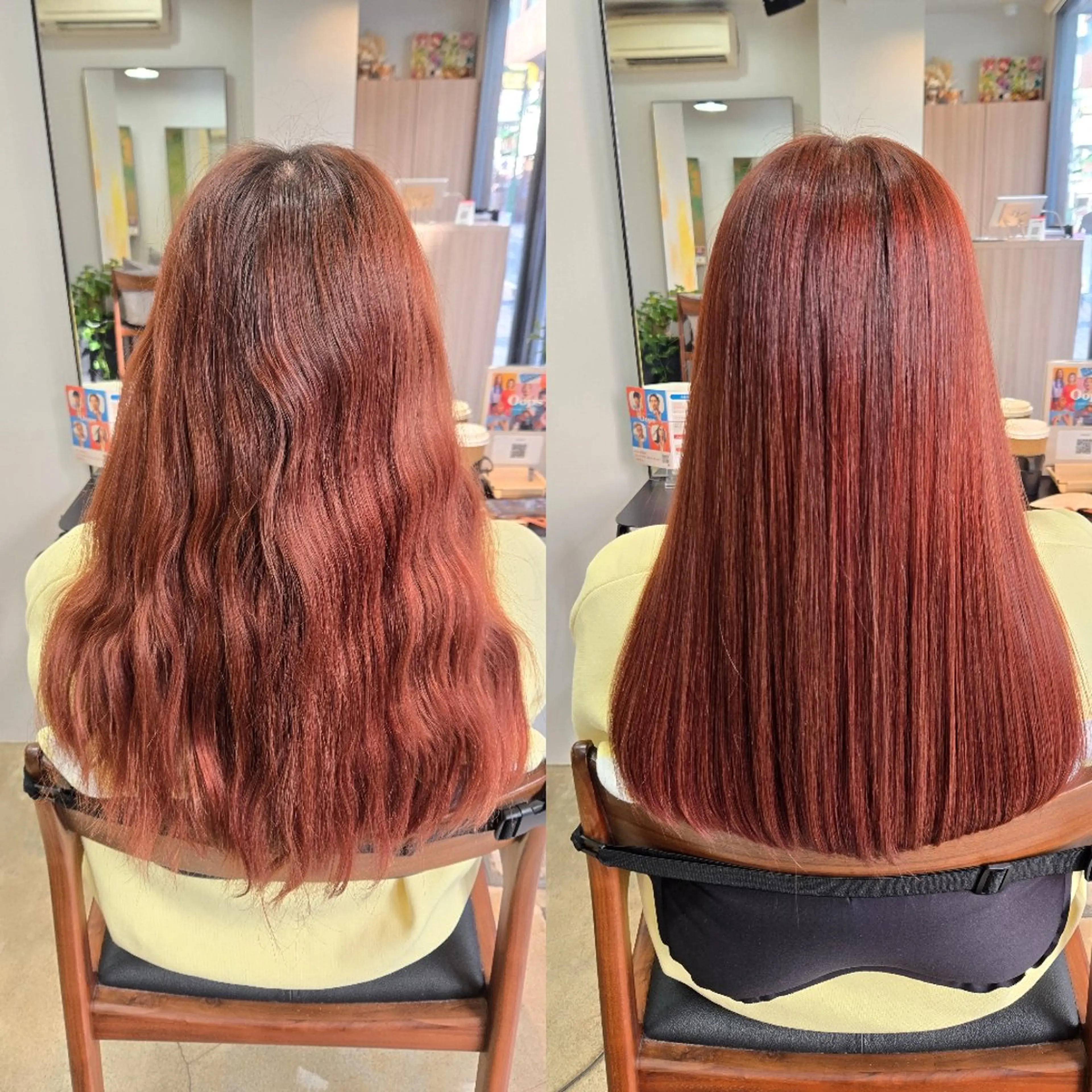 セミロング カラー 伸ばしかけ 髪質改善 トリートメント カット ヘアカラー トリートメント 野村 果音(カノン)のヘアスタイル