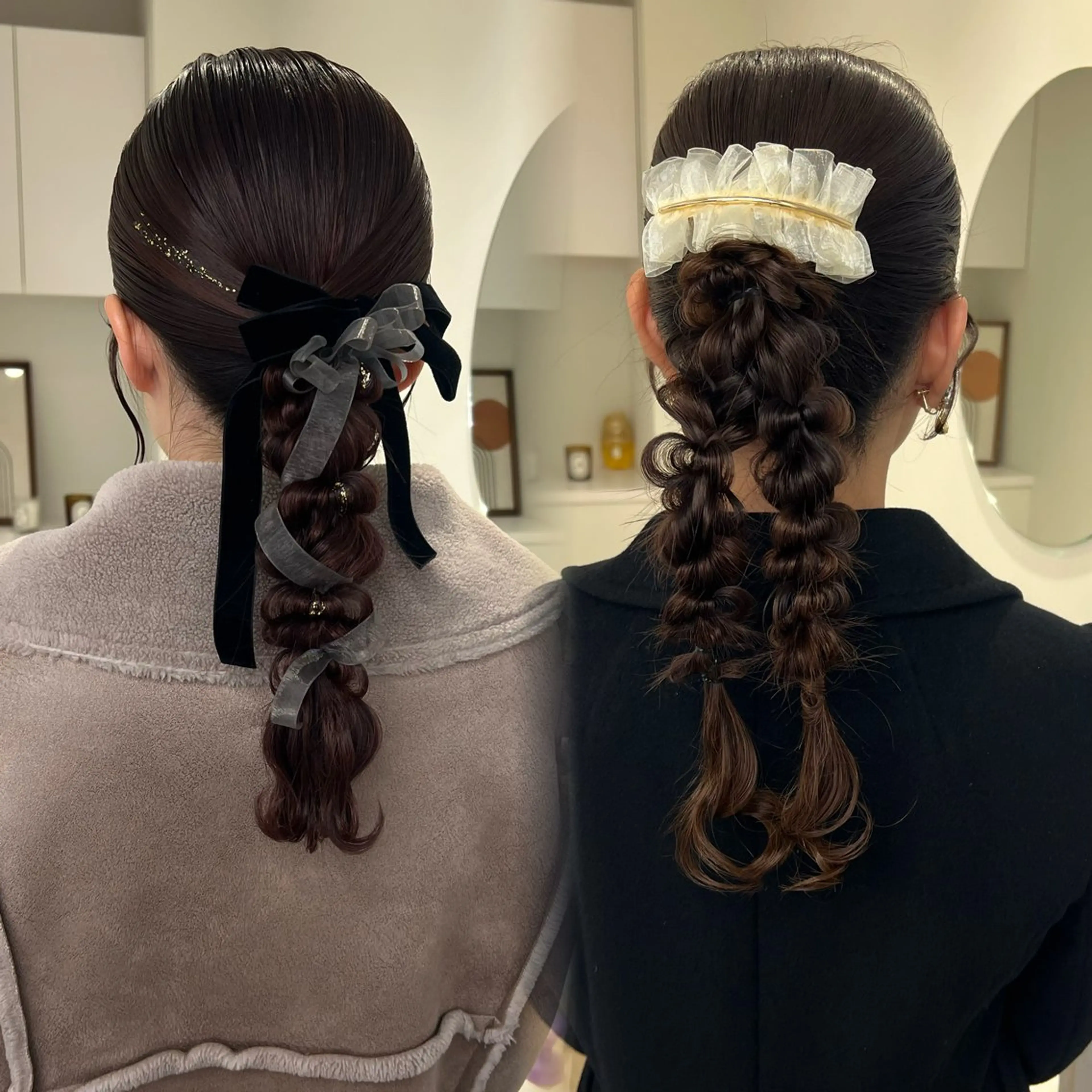 ヘアアレンジ ヘアセット アレンジ/ブラウン カラー HARU🕯のヘアスタイル