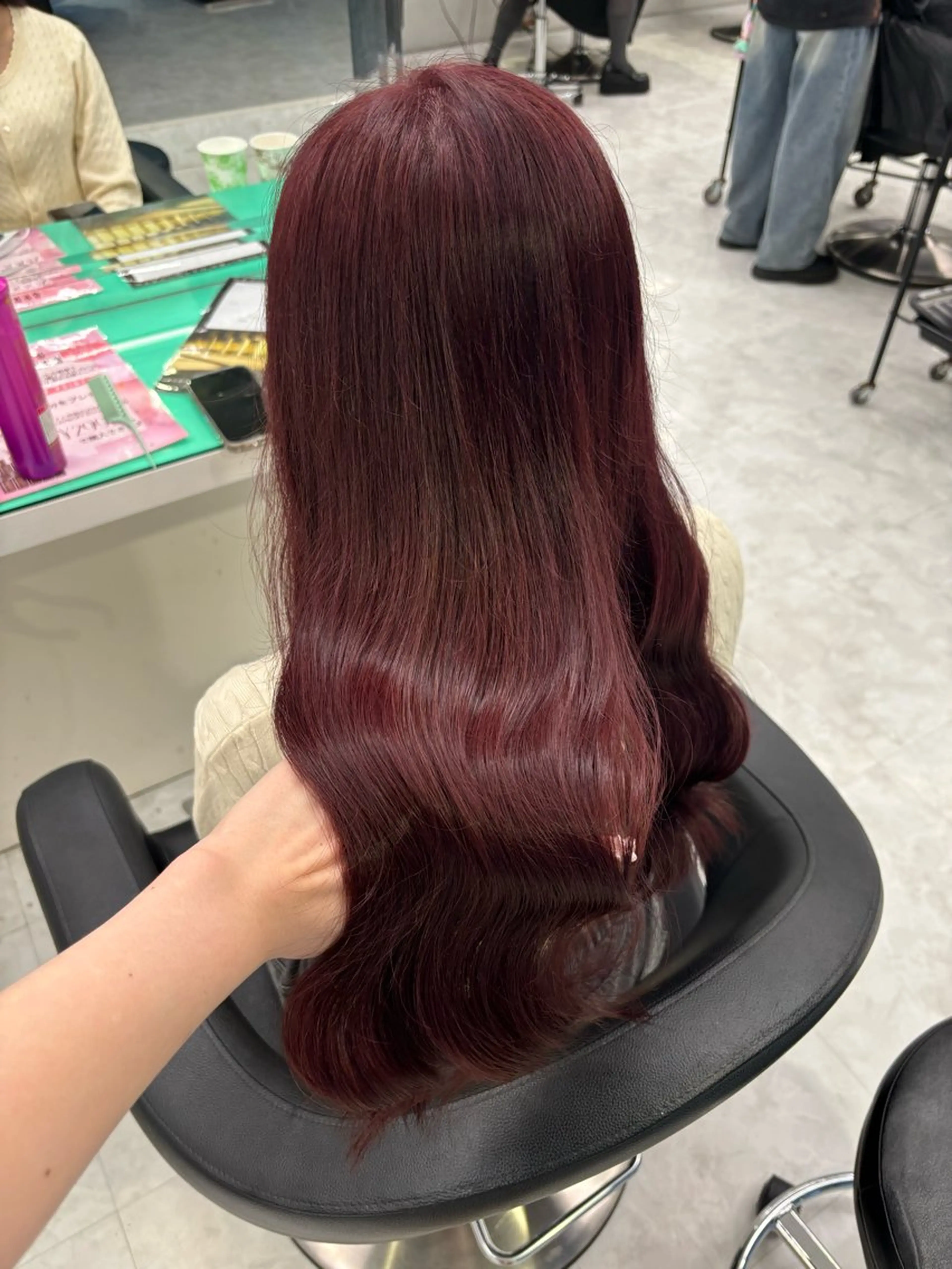 ロング ヘアカラー ブリーチなし暖色 💗AKARI💗のヘアスタイル