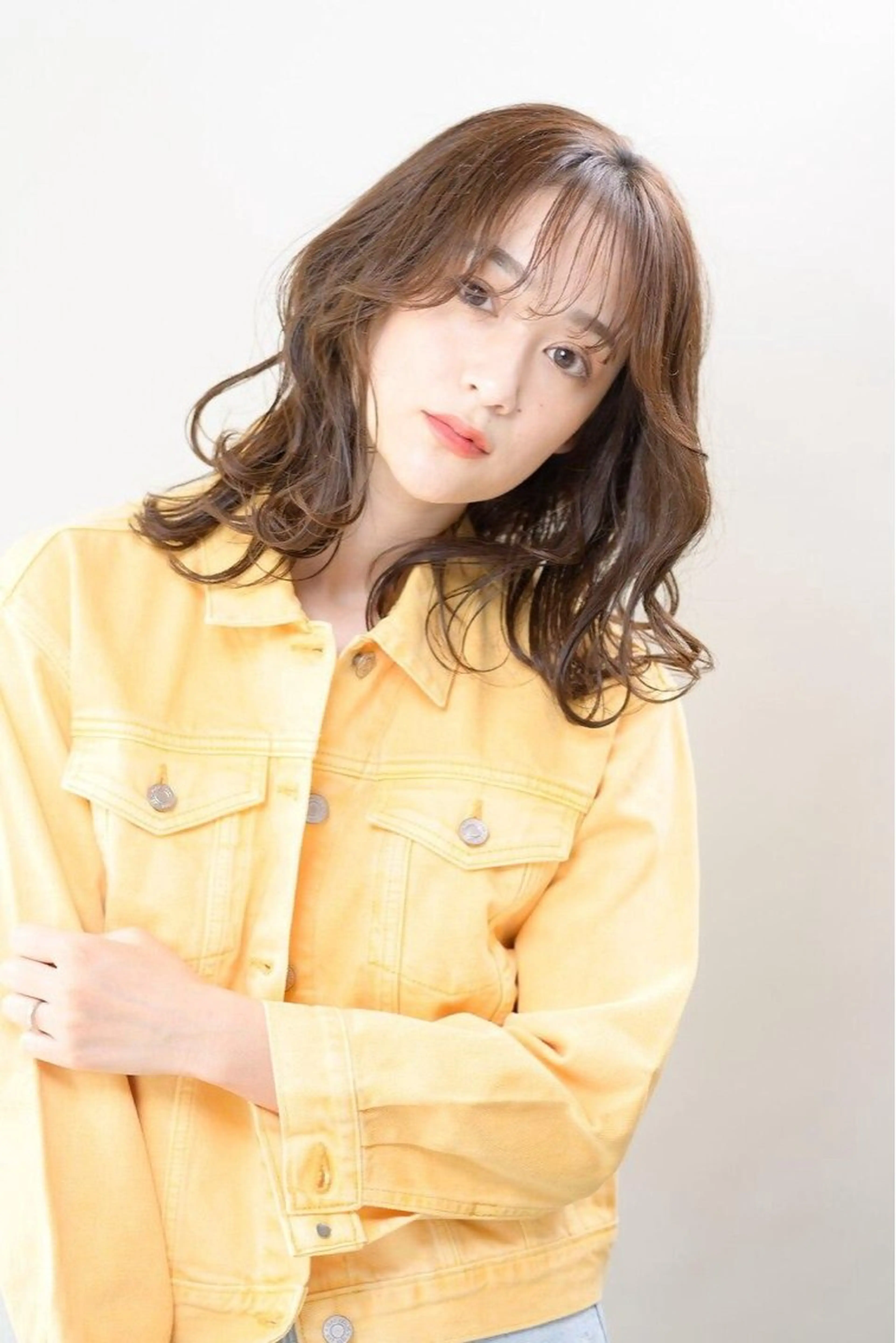 ミディアム パーマ 髪質改善/レイヤー/ ボブ/銀座/平松✂️のヘアスタイル