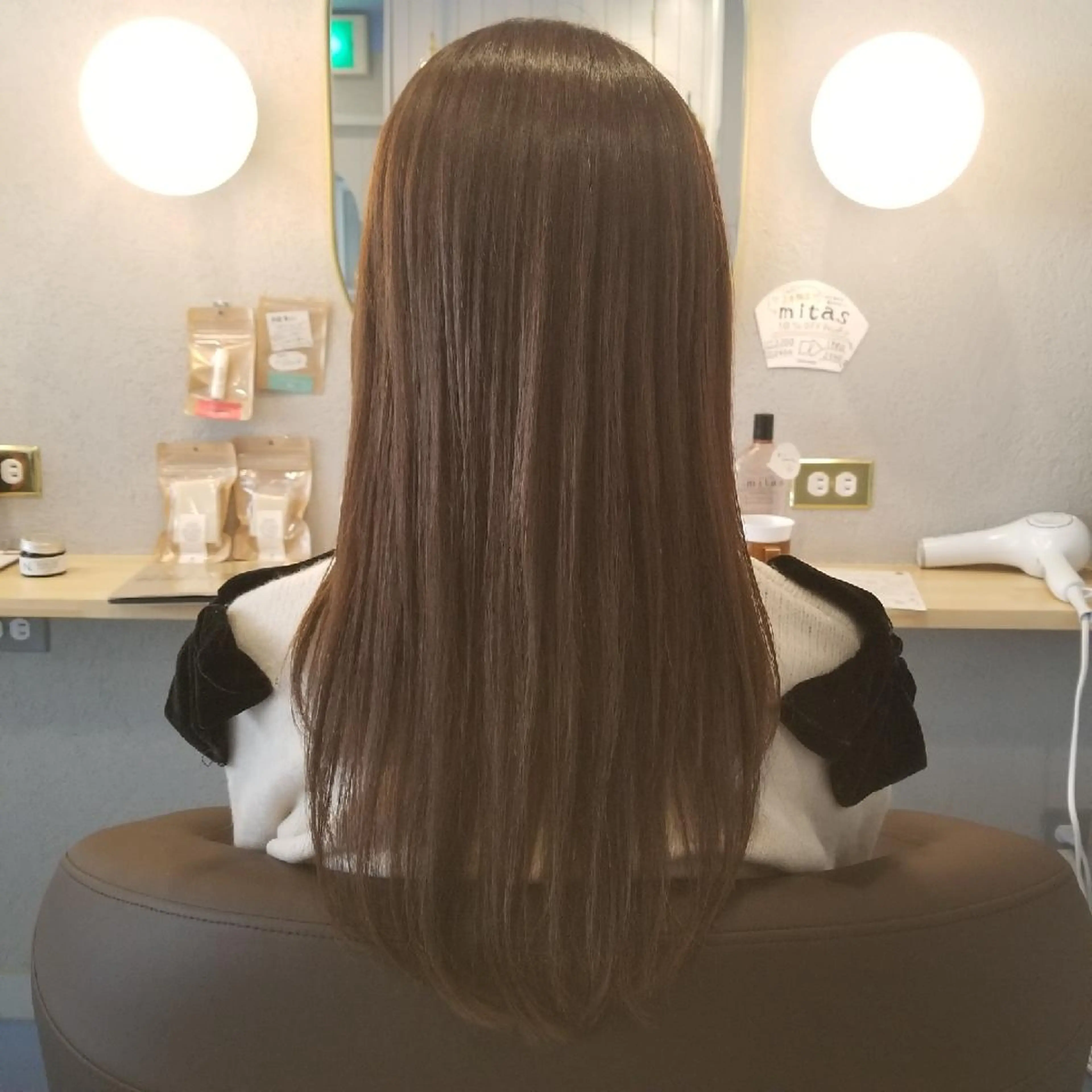 セミロング           akaneのヘアスタイル