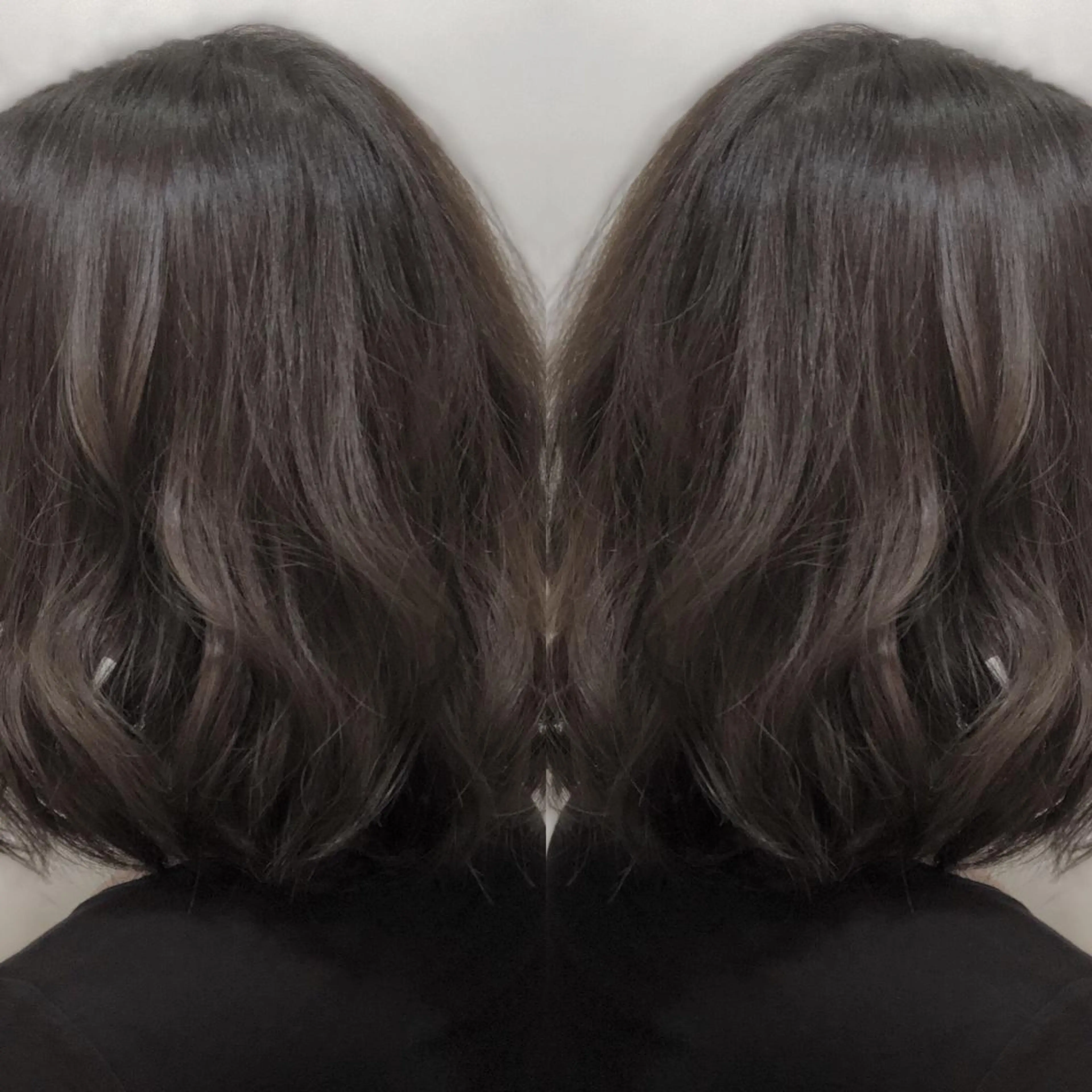 ショート カラー アディクシーカラー アッシュ 透明感カラー グレージュ ボブ 美髪矯正 🌈髪質改善 山下のヘアスタイル