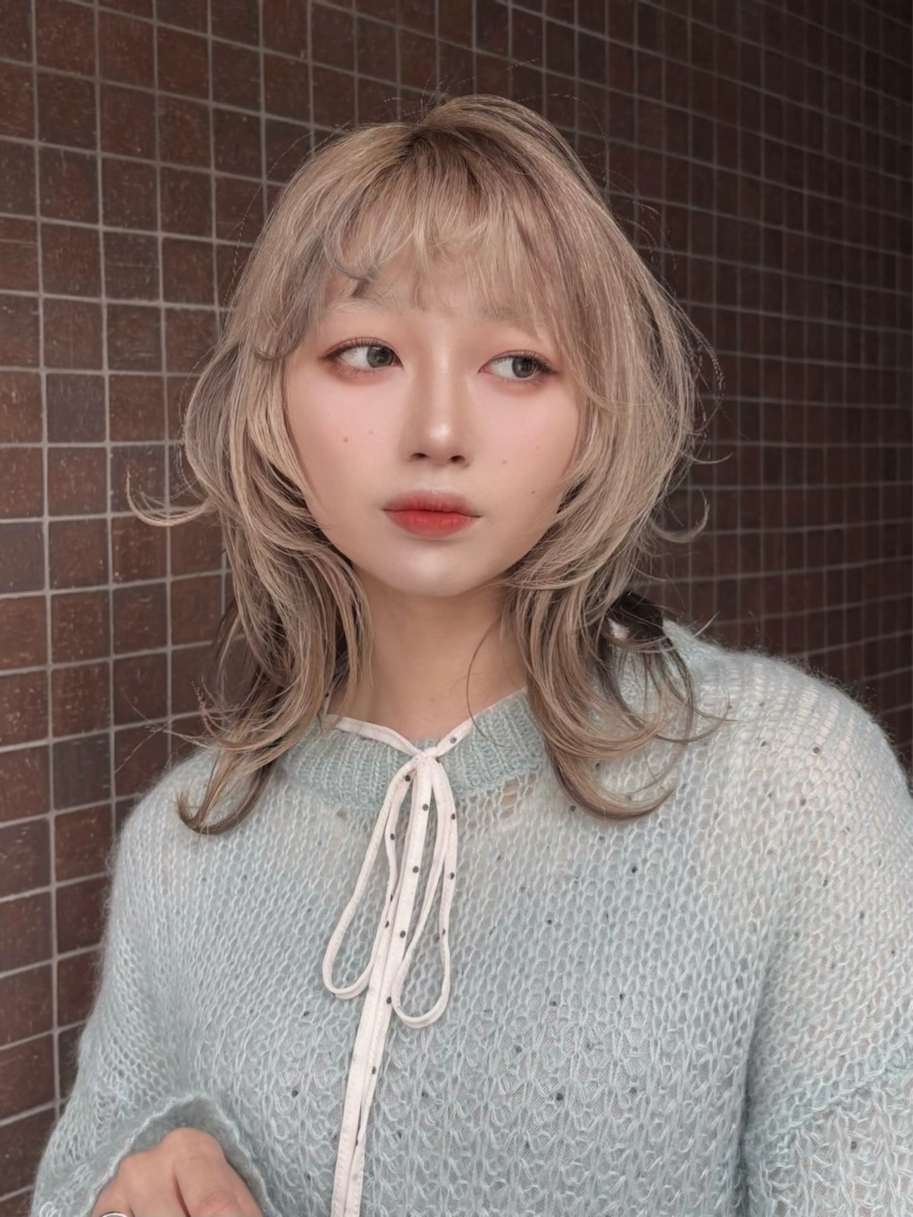 ミディアム ヘアカラー セイショウ__表参道 カラーブリーチ✨のヘアスタイル