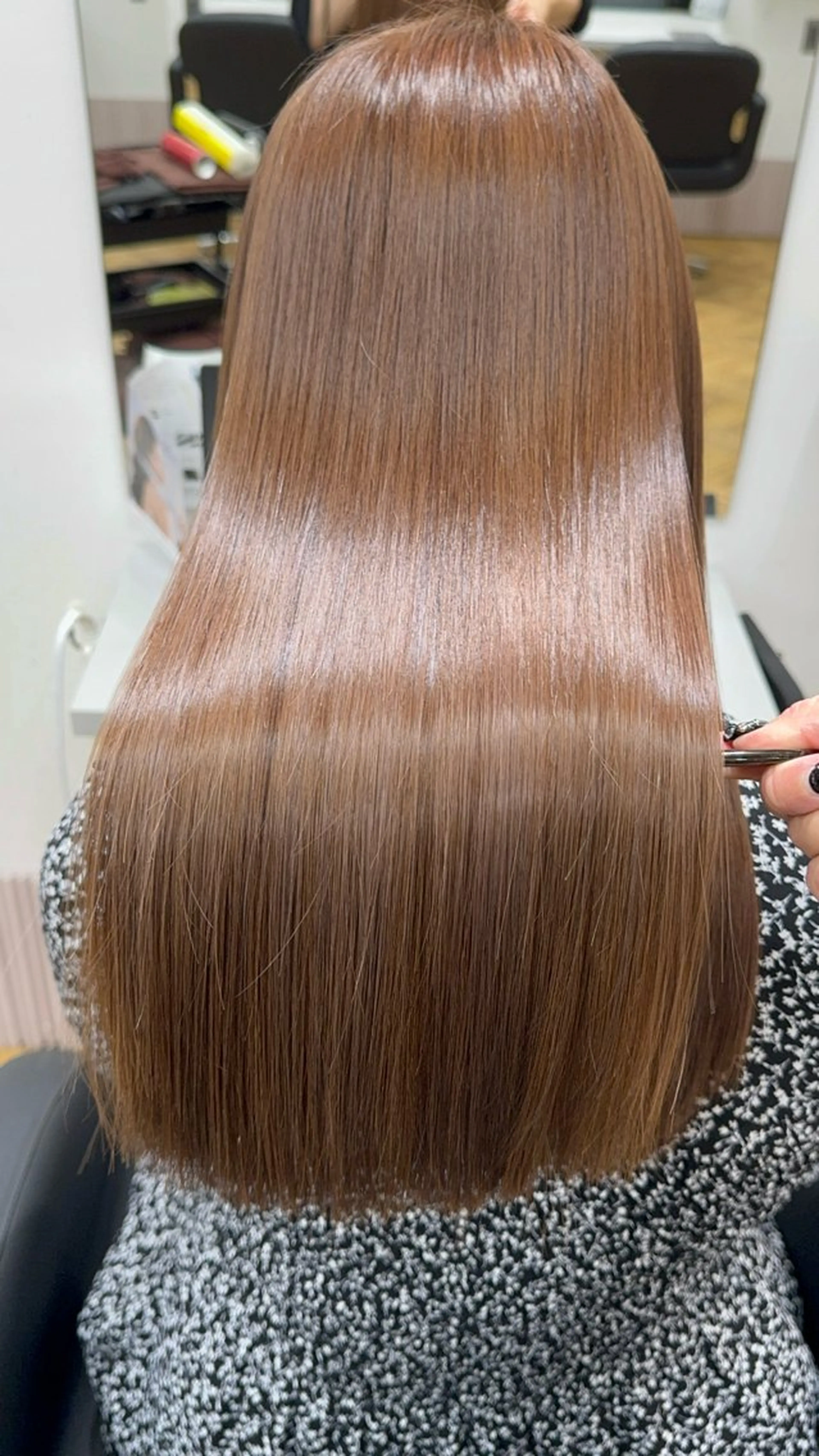 セミロング 髪質改善/艶髪💎 ウエキ リカのヘアスタイル