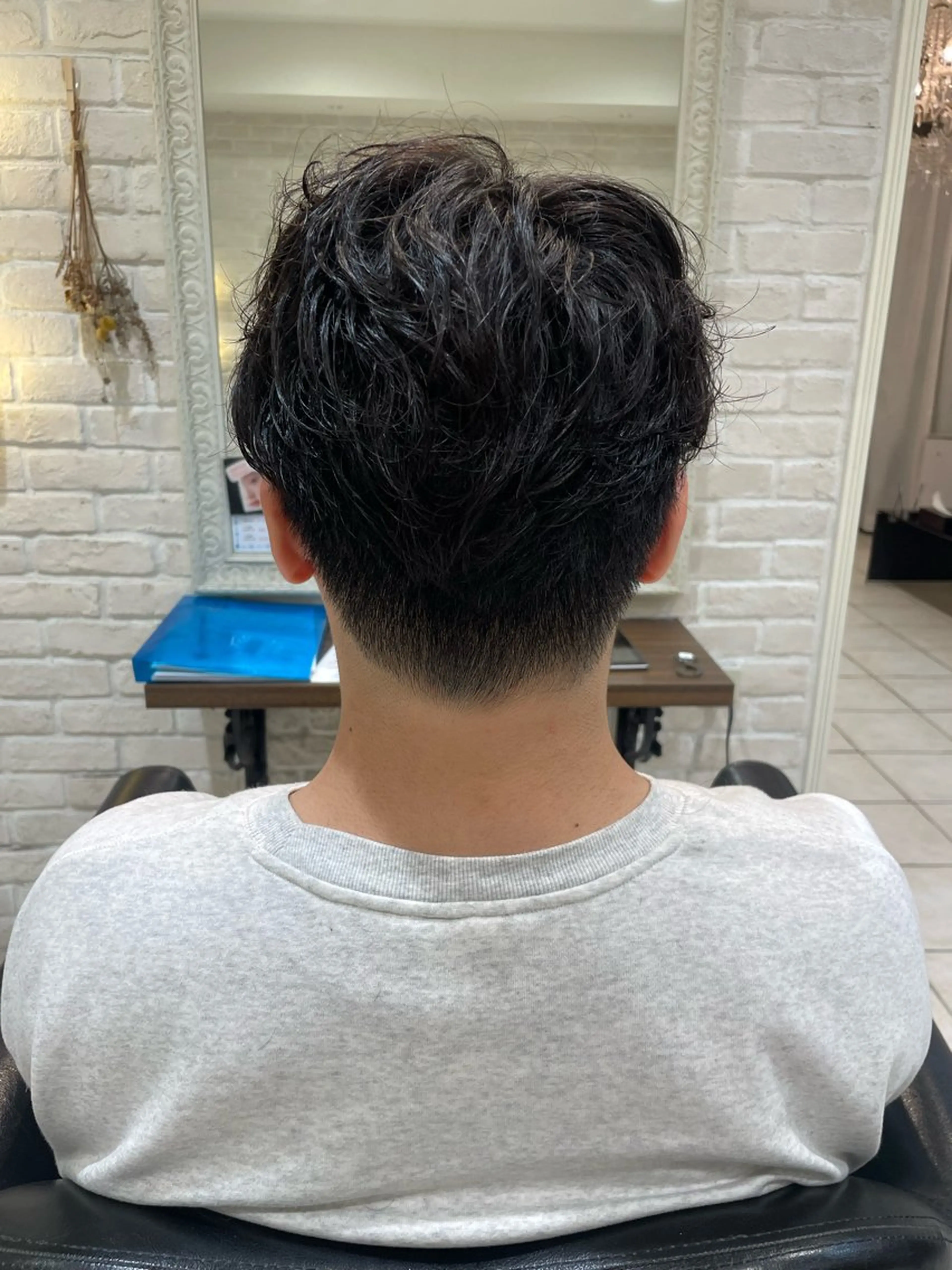 メンズ 🩵RIKO🩵 透明感カラー🫧のヘアスタイル