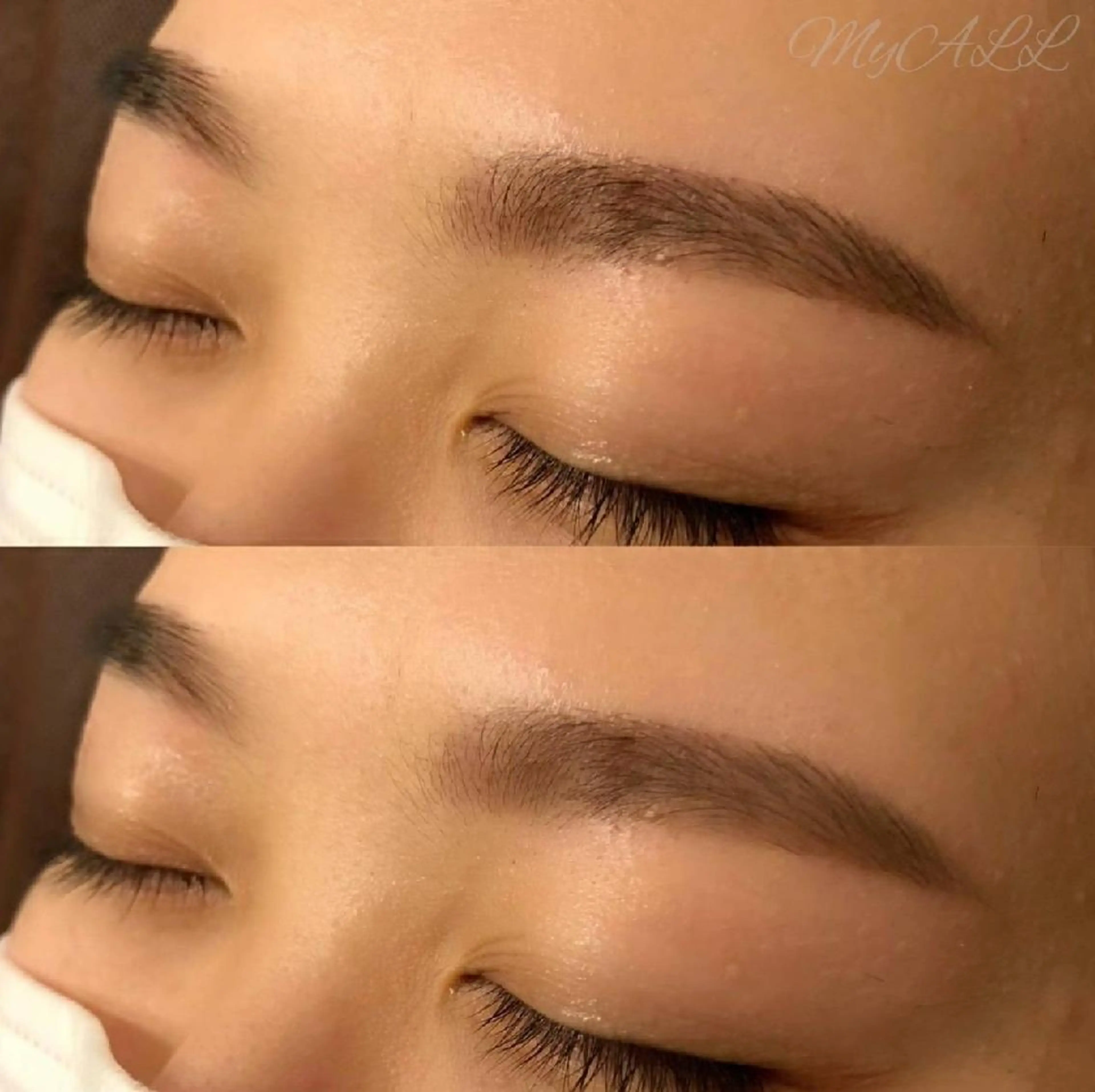 ハリウッドブロウリフトの写真