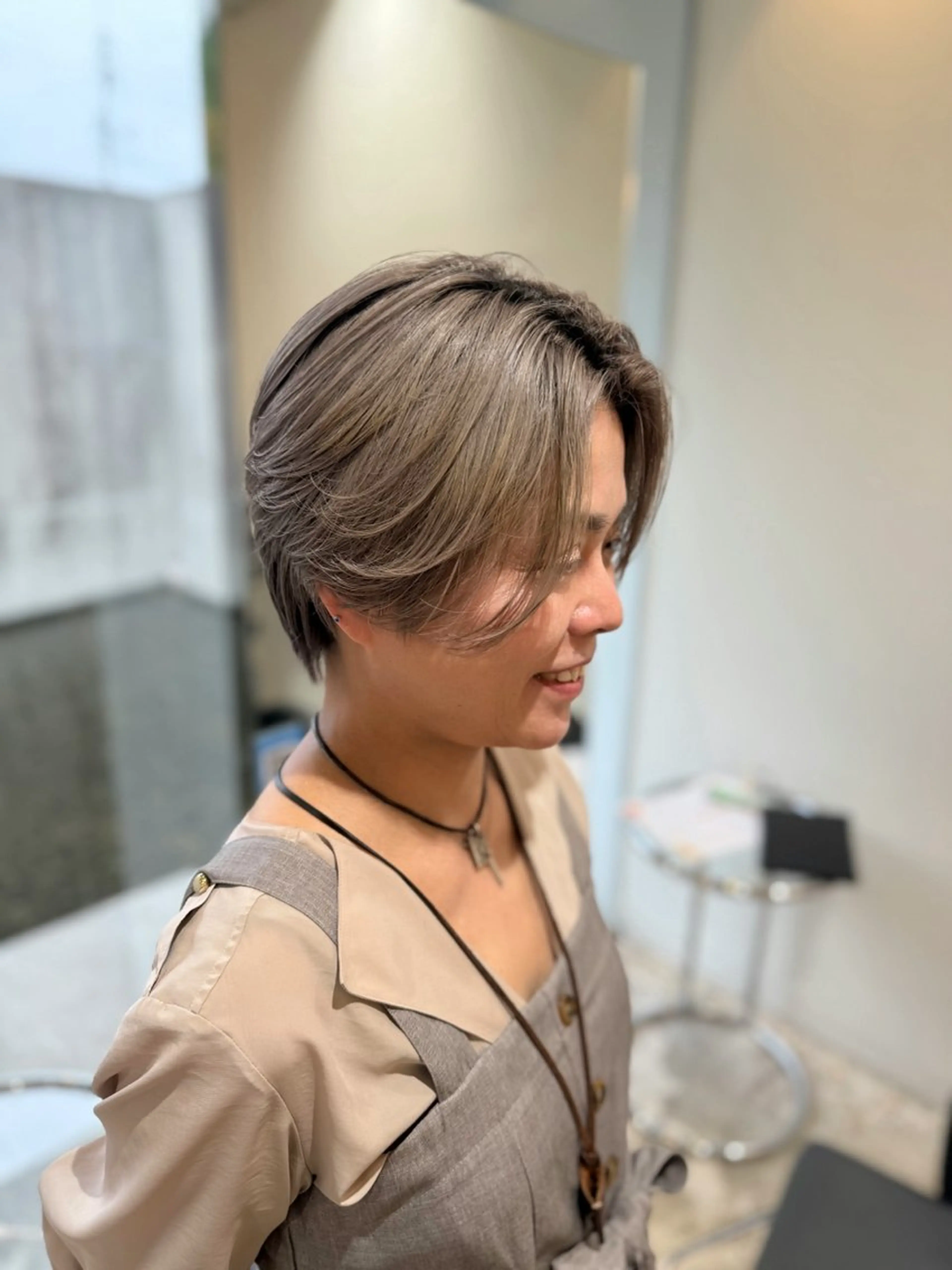 ショート ハンサムショート ショートヘア 中西 リナのヘアスタイル