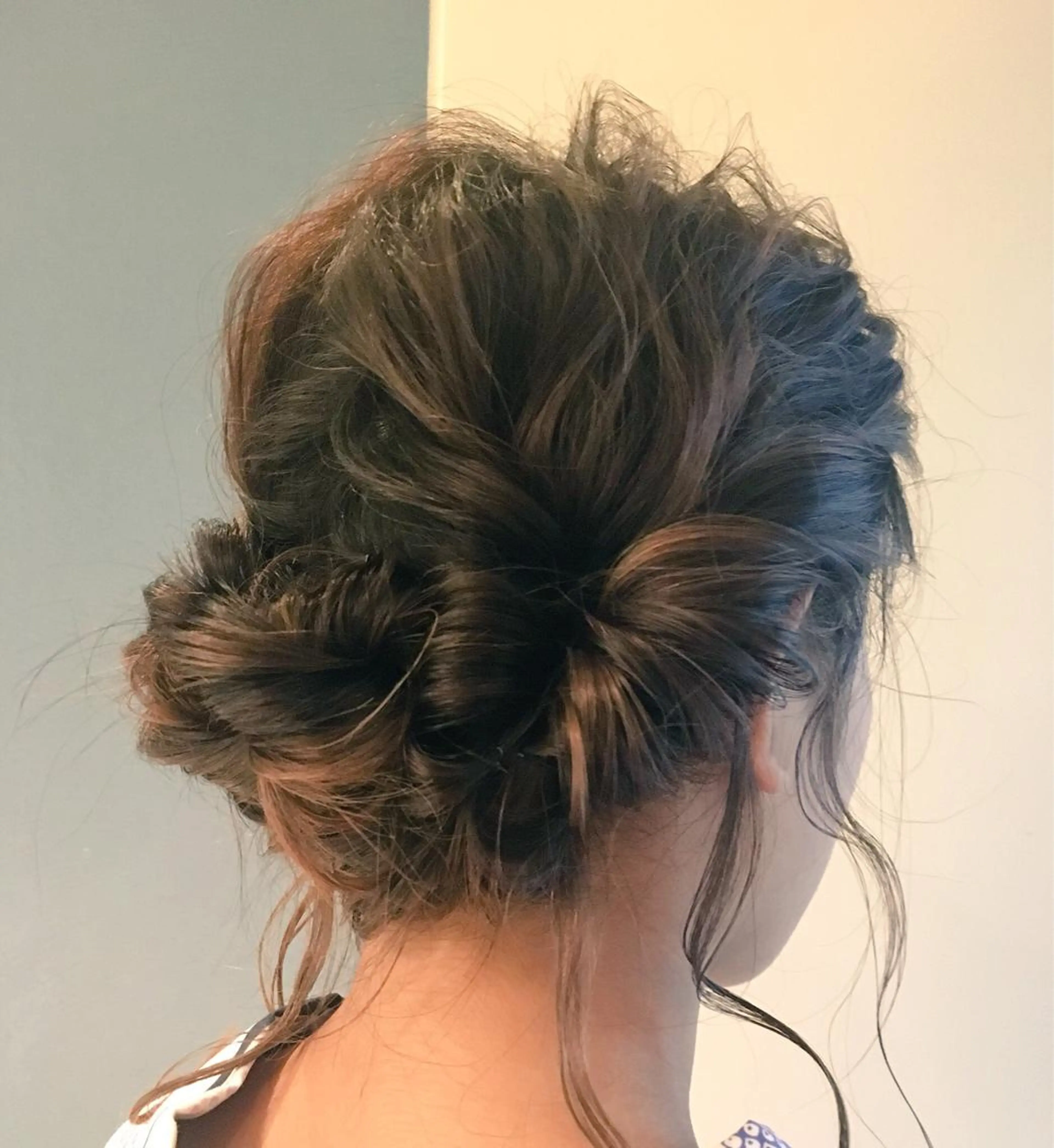 セミロング カラー パーマ ヘアアレンジ インナーカラー 浴衣 海外ヘア/レイヤー カットNatsuのヘアスタイル