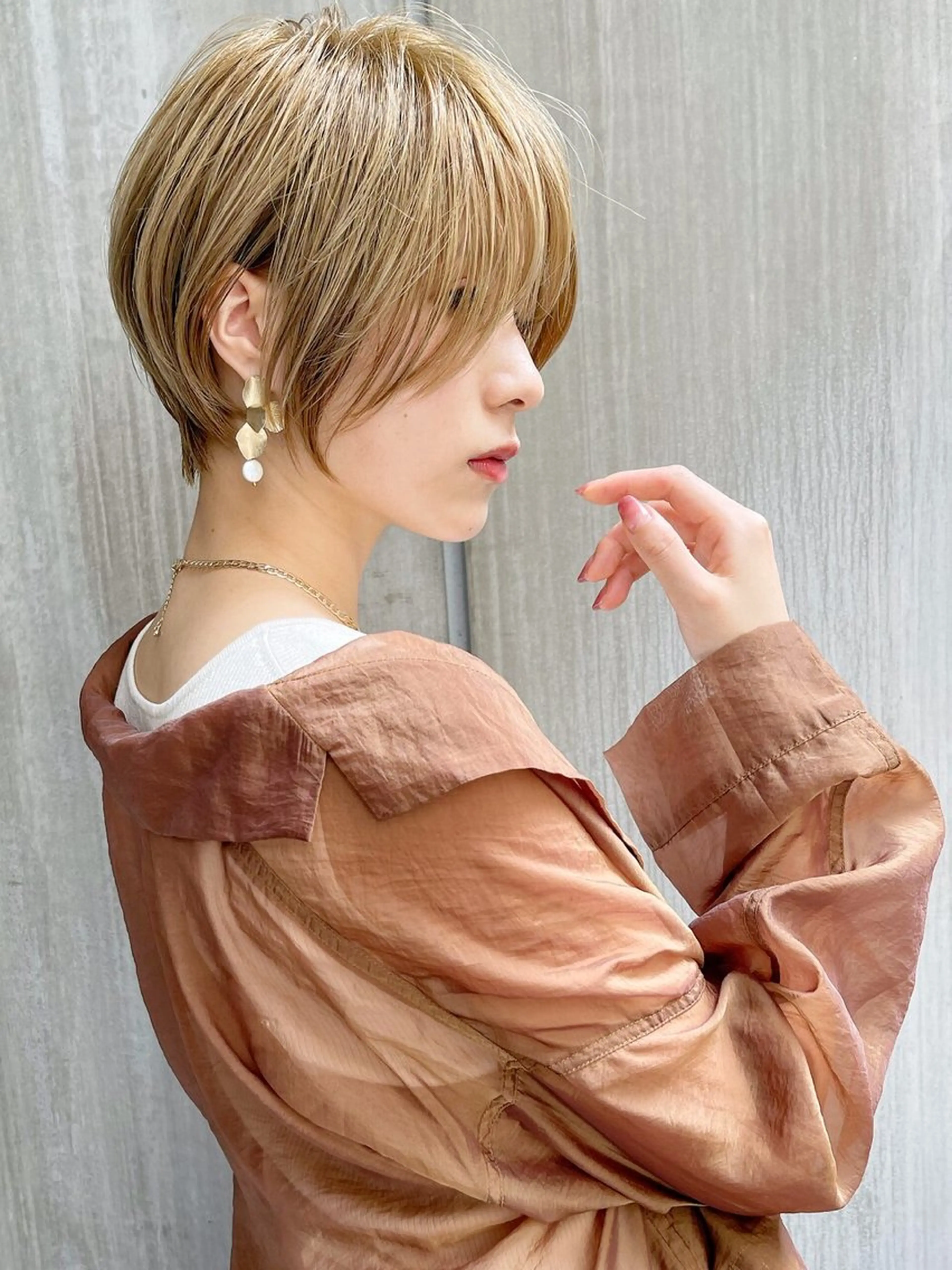 ショート カット ヘアカラー 🥣安野祥華 銀座大人ショート🥣のヘアスタイル