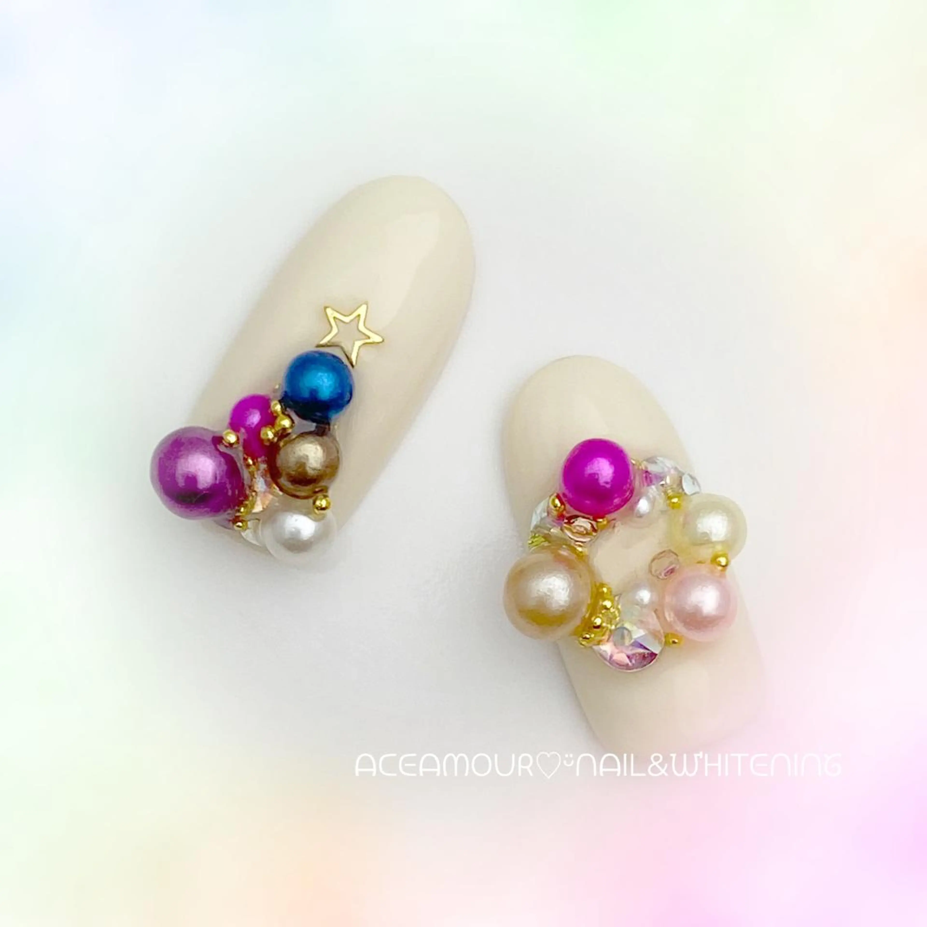 ネイル ネイル/耳つぼ /新ホワイトニングのネイルデザイン