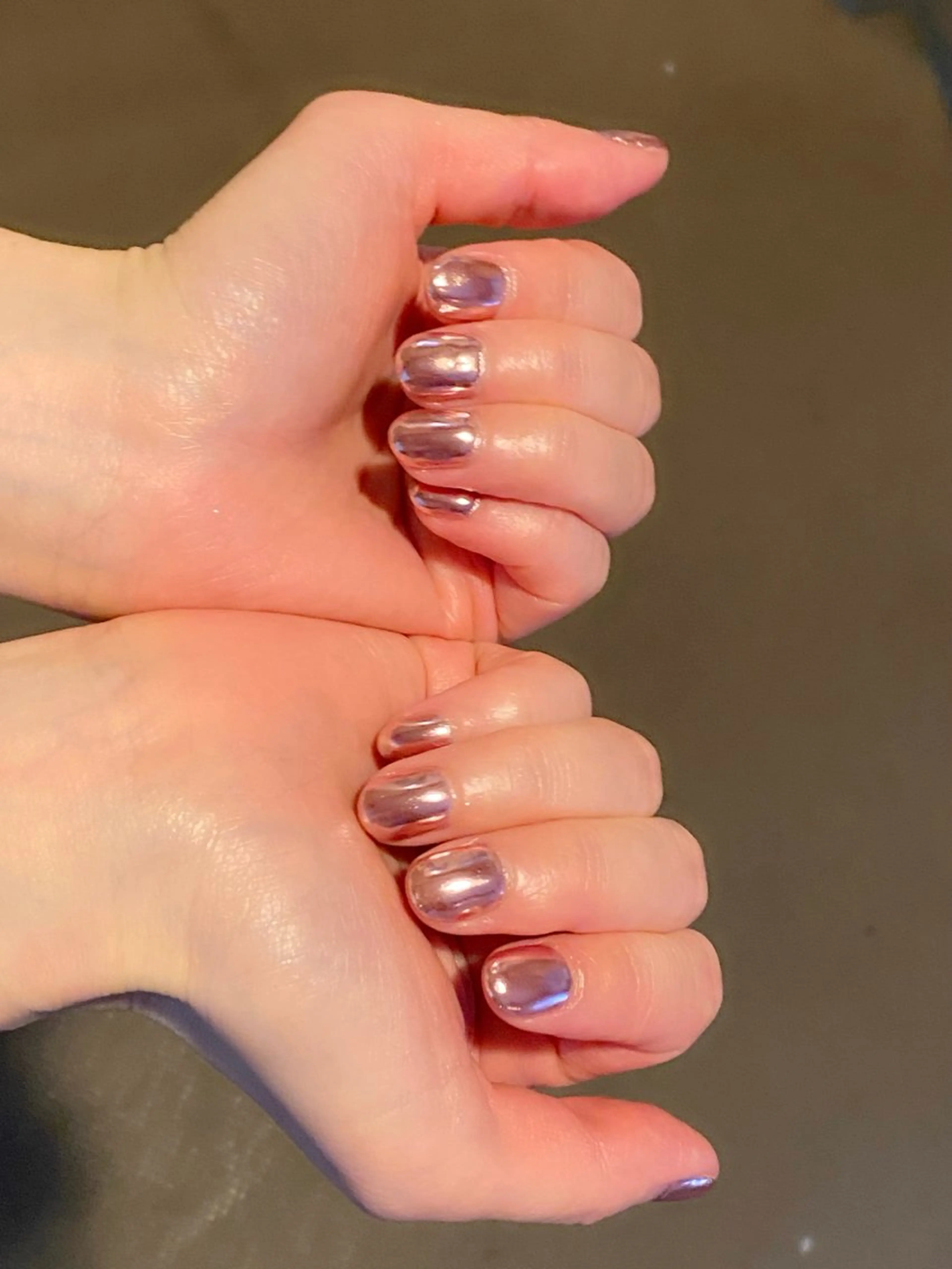 ネイル キラキラネイル ミラーネイル ピンク iro+ nailのネイルデザイン