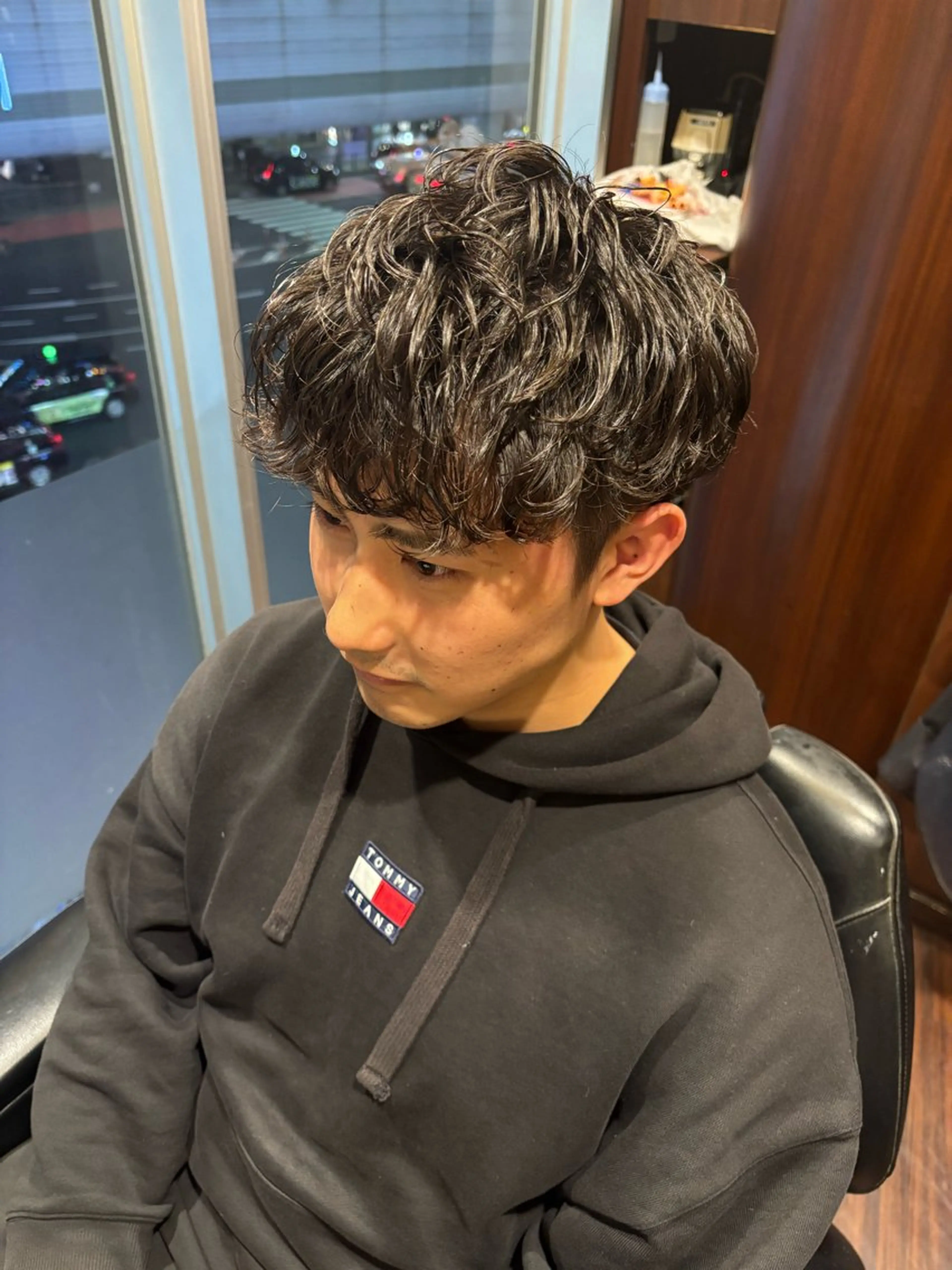 ミディアム カット パーマ 小松 美雄のヘアスタイル