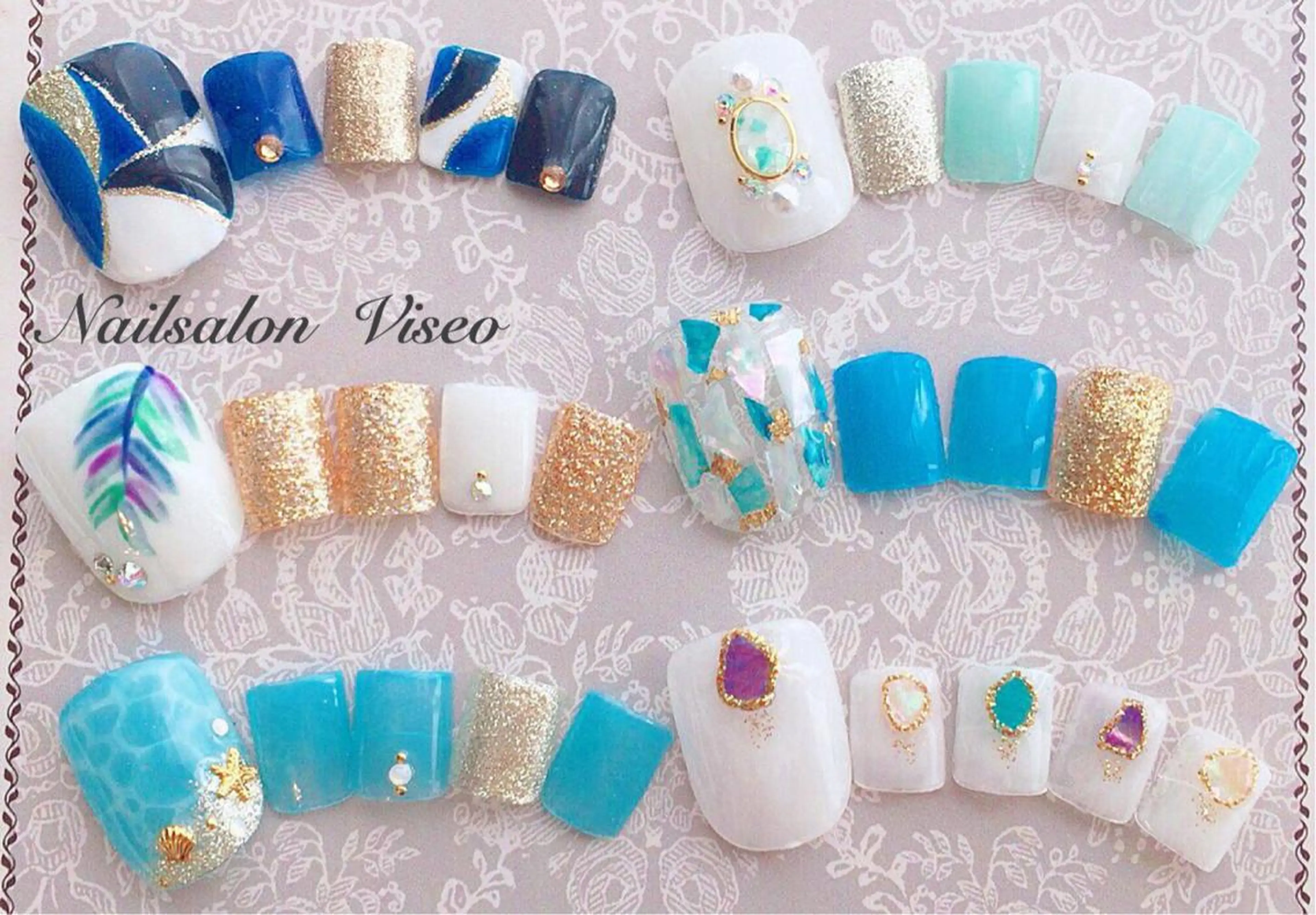 ネイル Viseo《6週間 長持ちパラジェル》のネイルデザイン