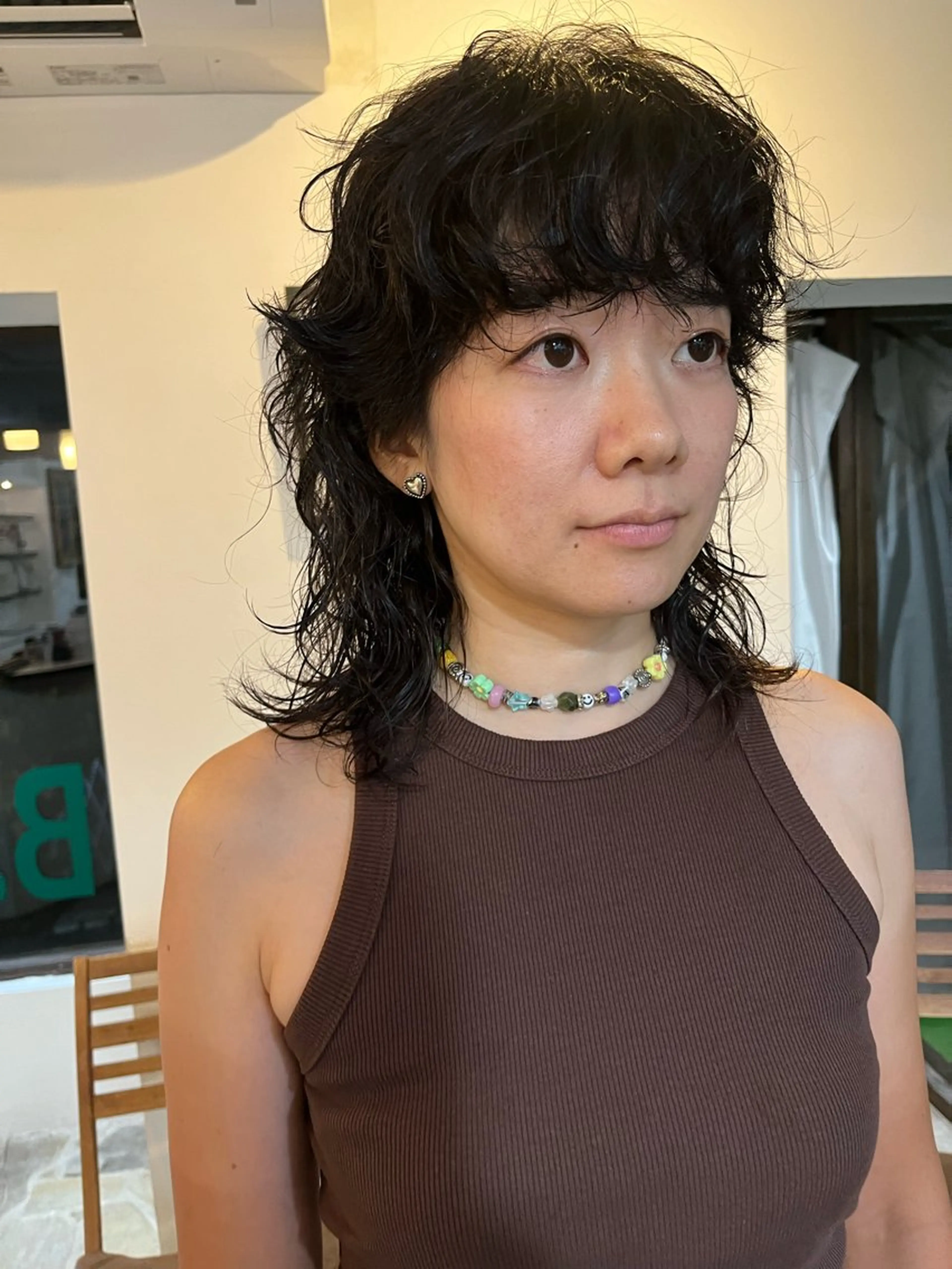 ミディアム ミディアムパーマ マレットヘア カット パーマ heir studio Baretta所属・似合わせパーマ/ 山本銀次郎のヘアスタイル