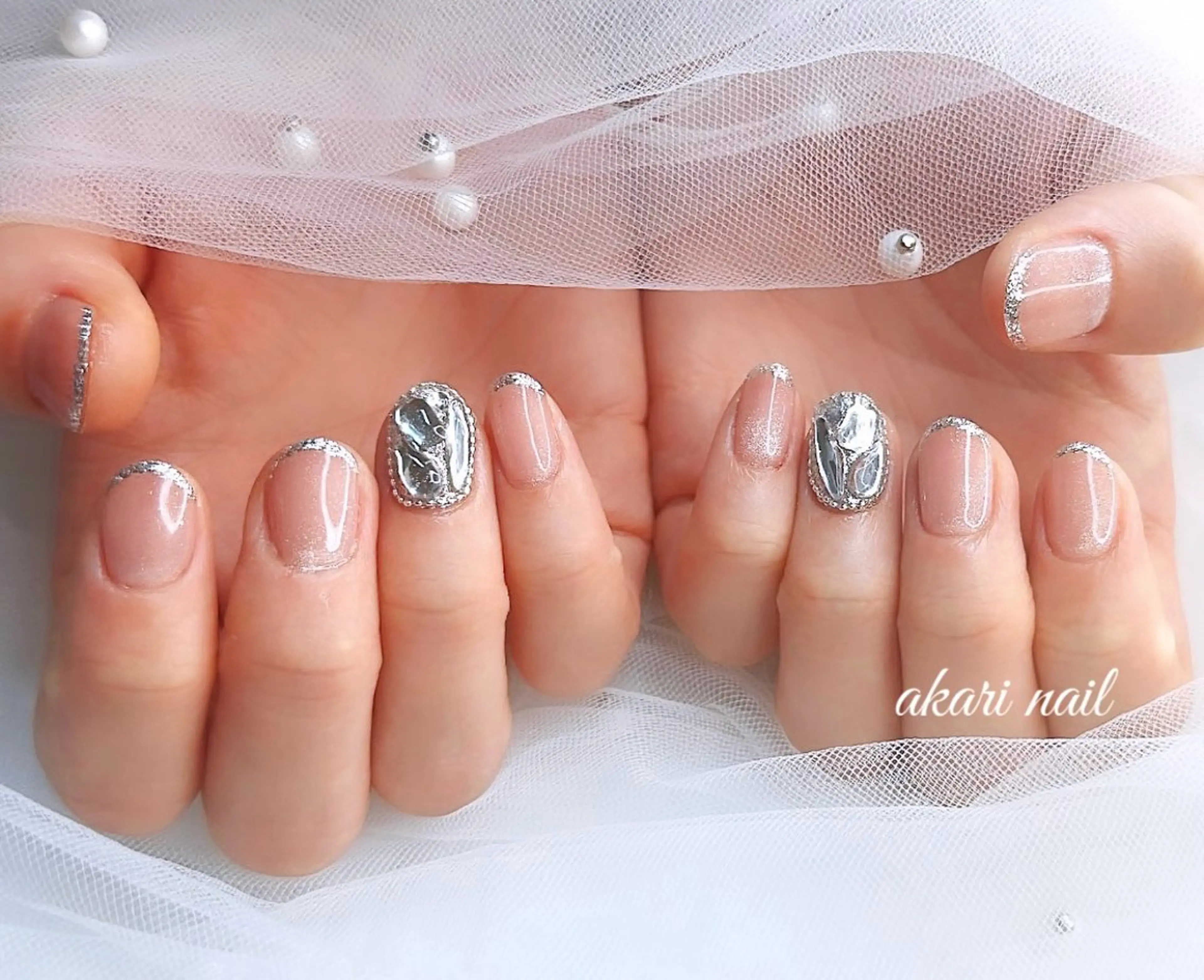 🌿持ち込み自爪🌿2本までアートの写真