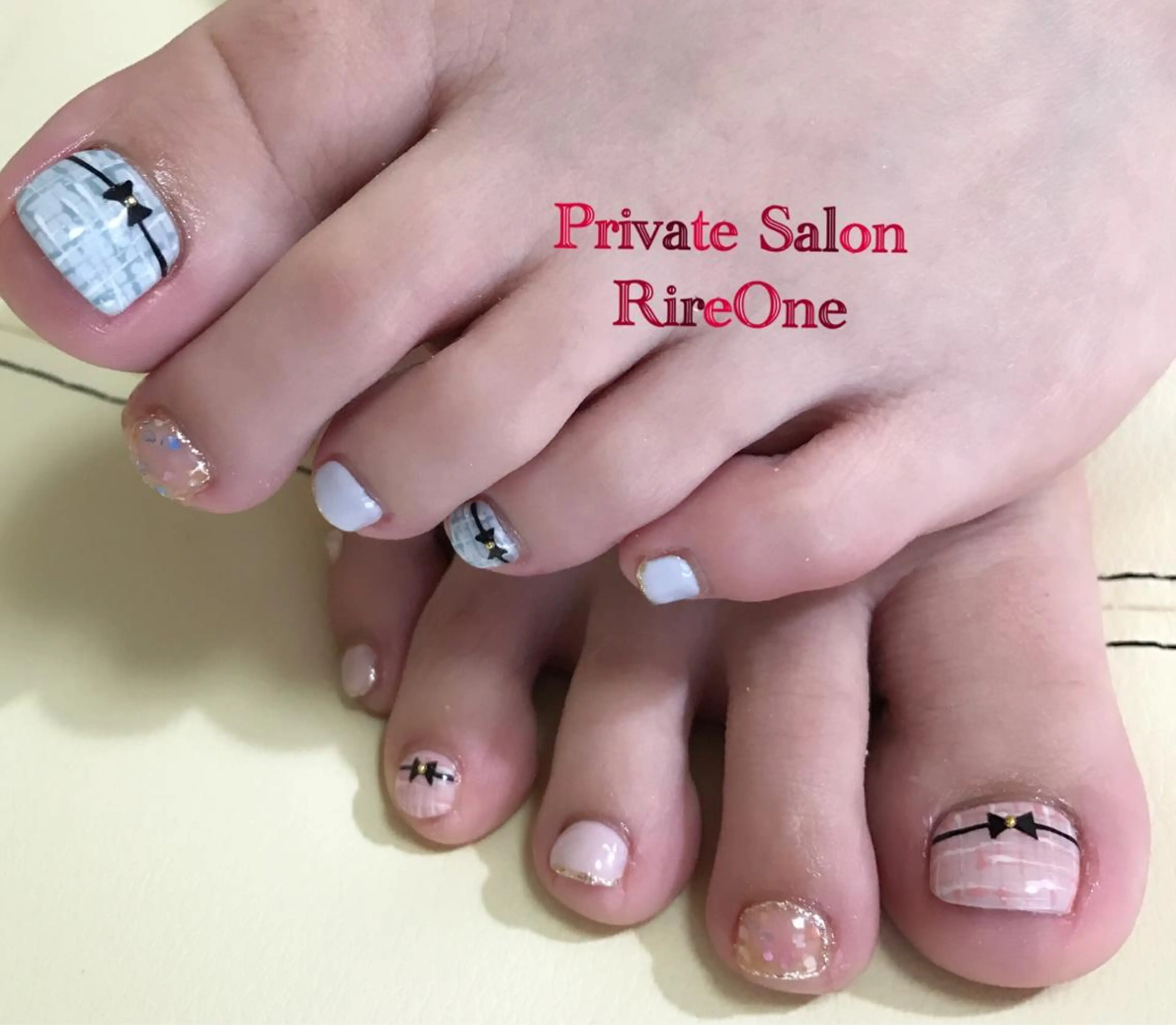 ネイル ツイードネイル RireOne ~リルワン~のネイルデザイン