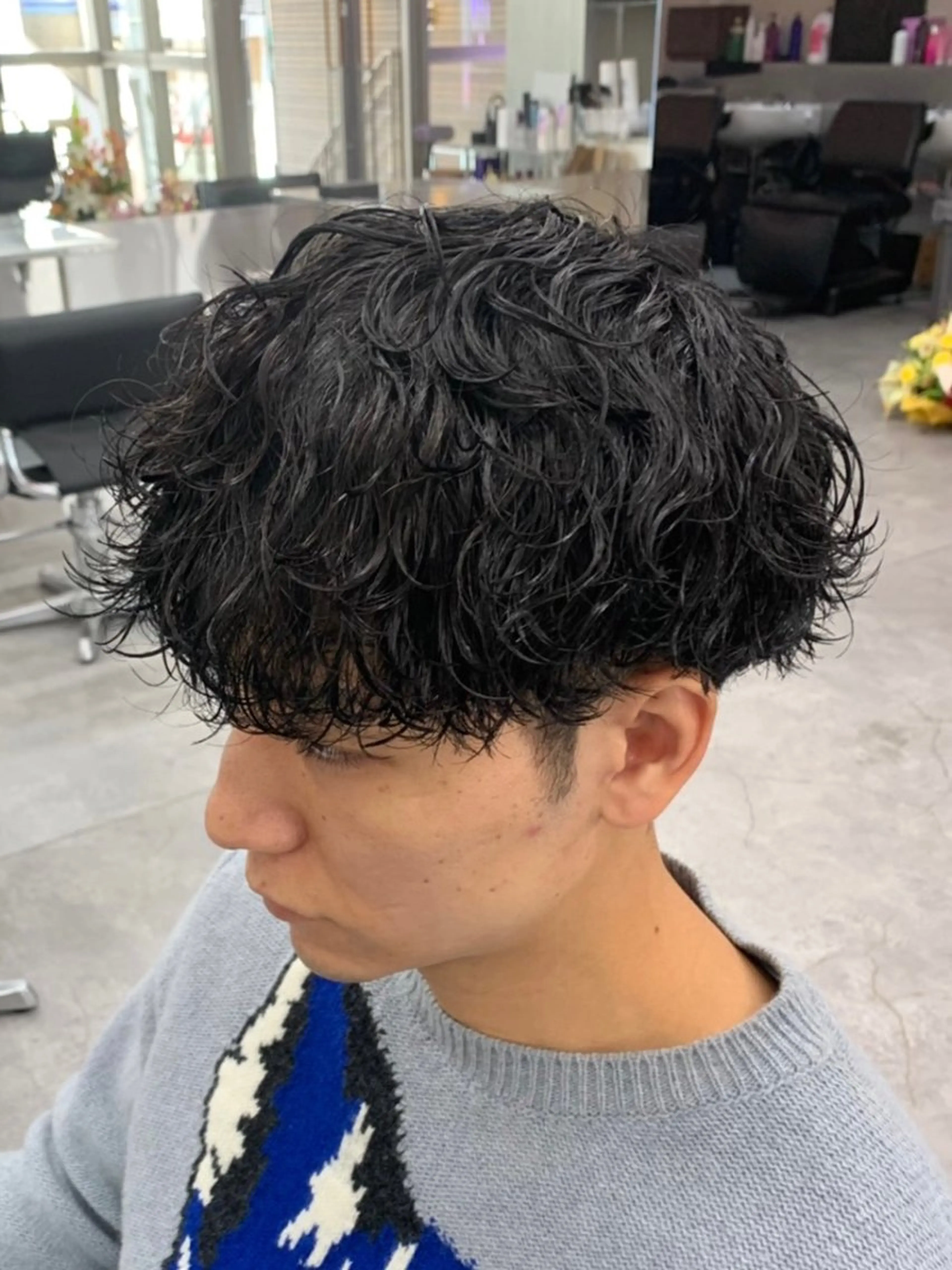 パーマ メンズ カット パーマ メンズ似合わせ職人 🌈SYUのヘアスタイル