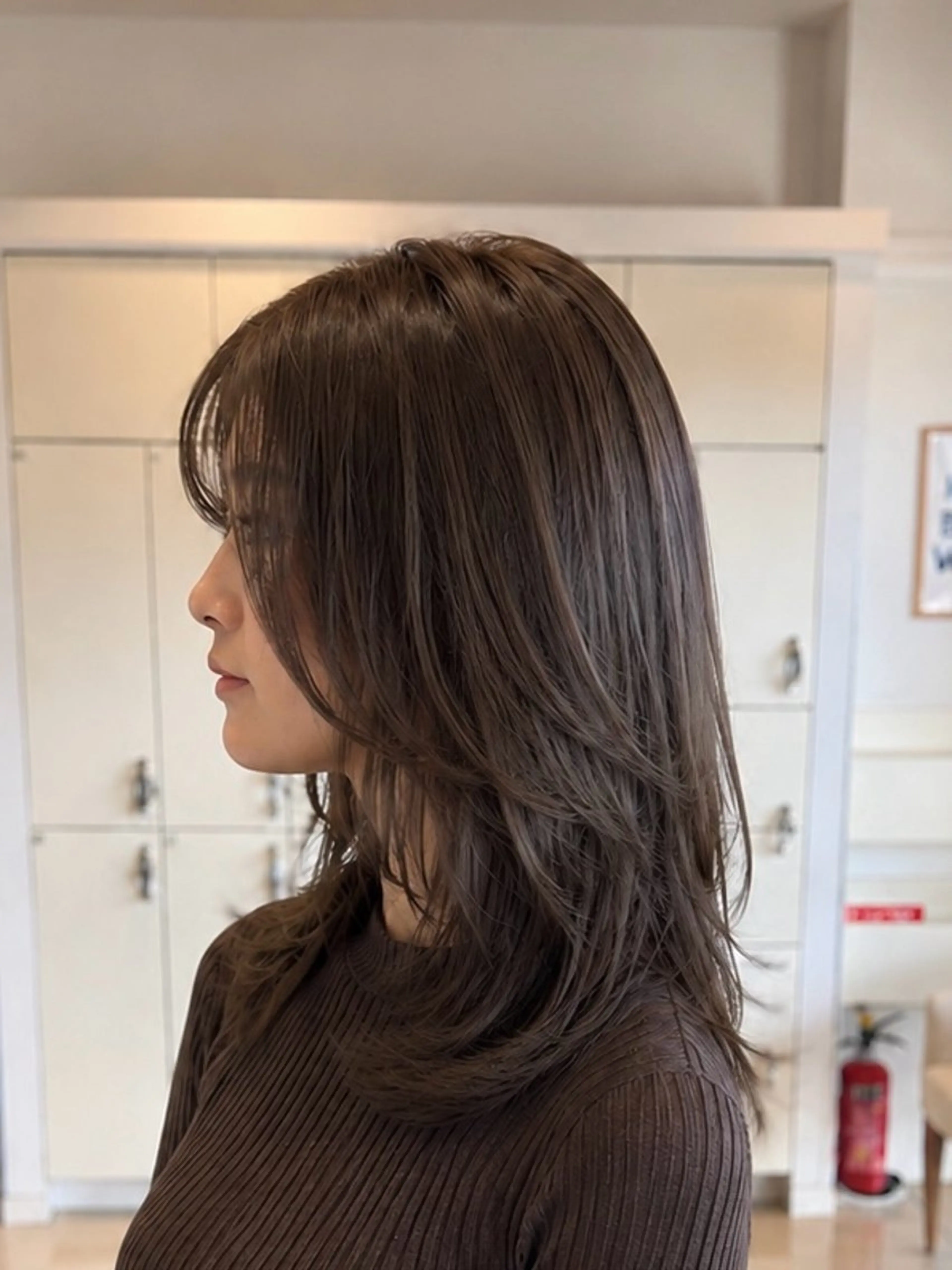 ミディアム カラー カット ヘアカラー 金子 直樹のヘアスタイル