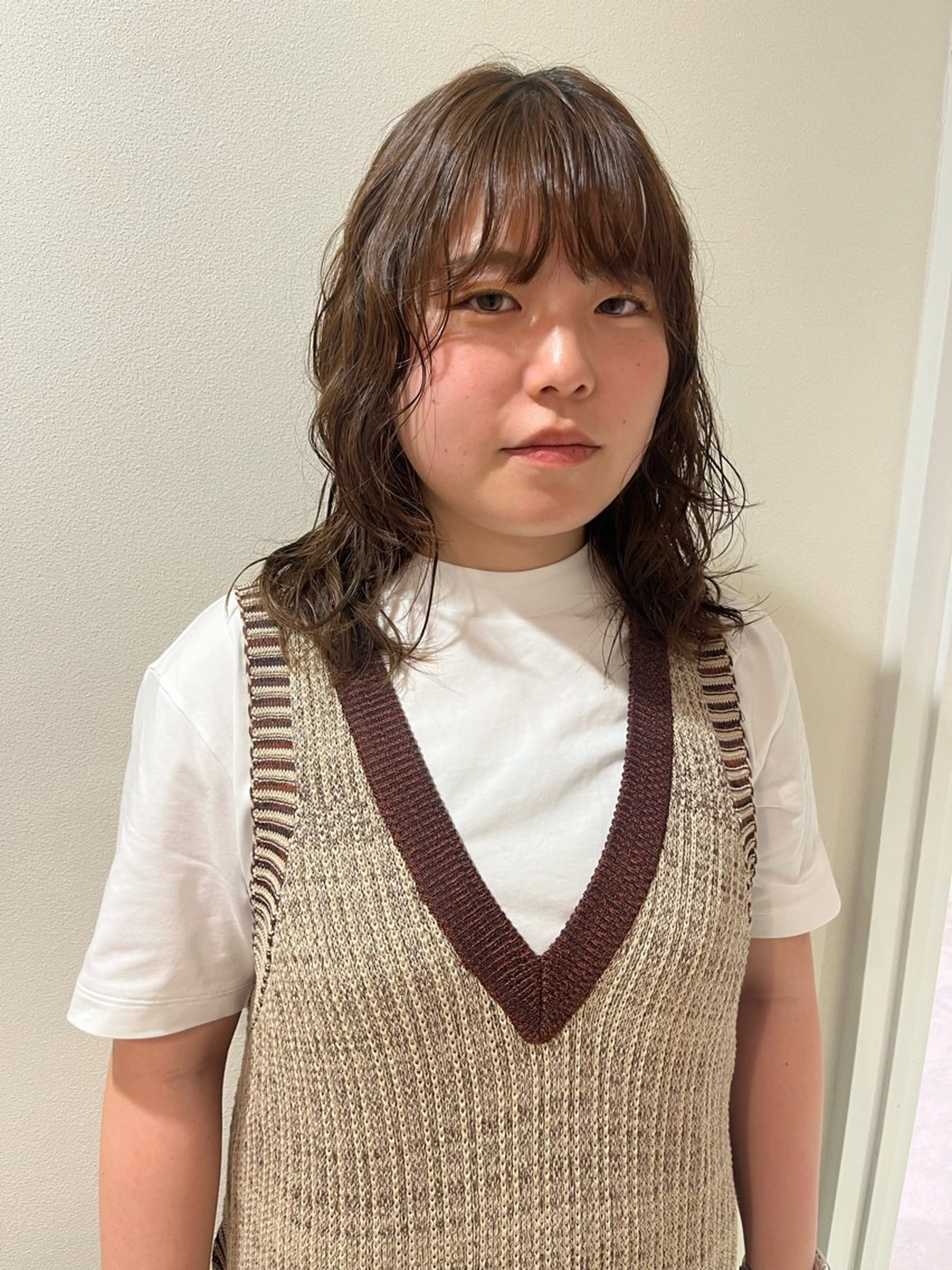 ミディアム パーマ レイヤーカット nishi fuyumiのその他イメージ