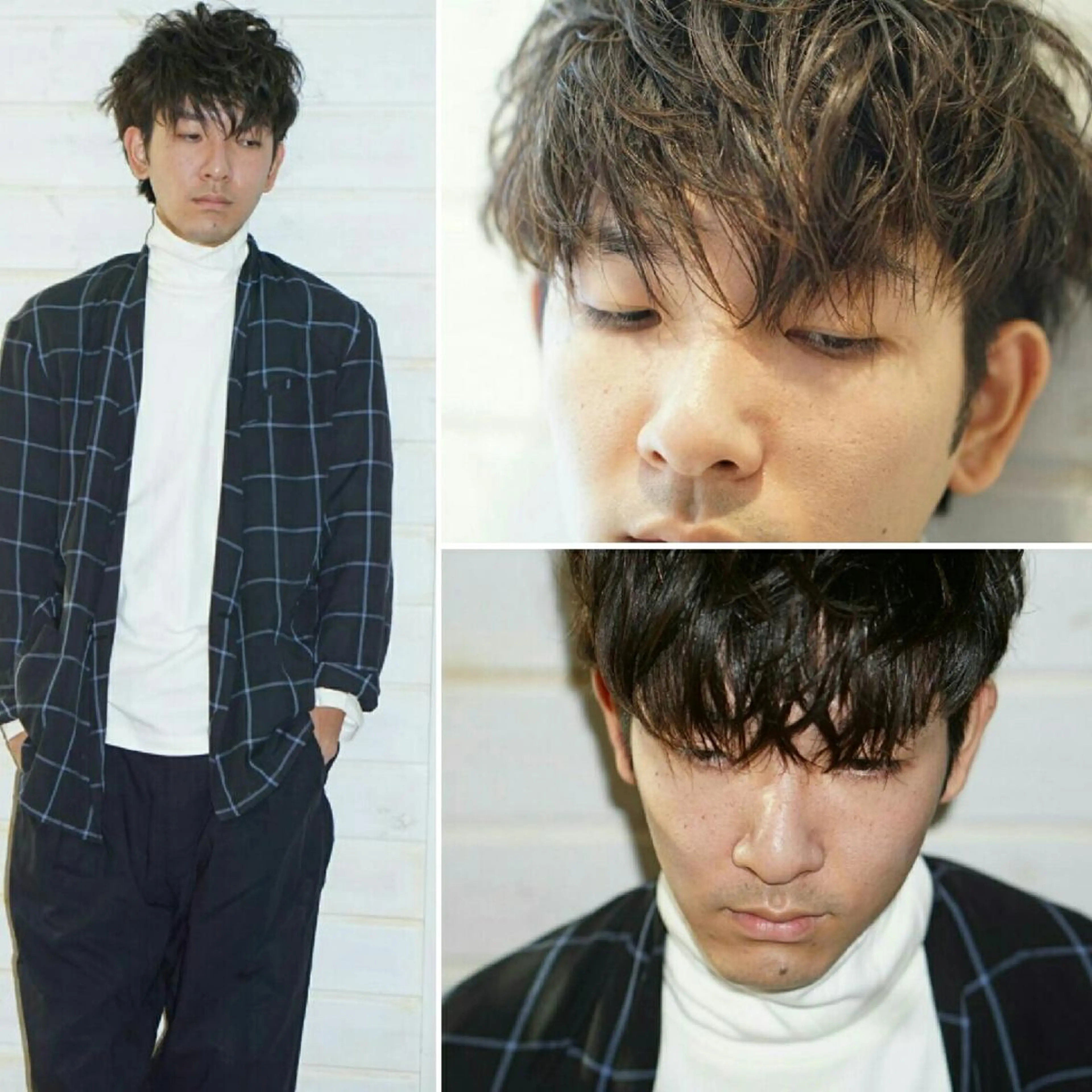 パーマ ショート メンズ カラー kawabe maikoのヘアスタイル