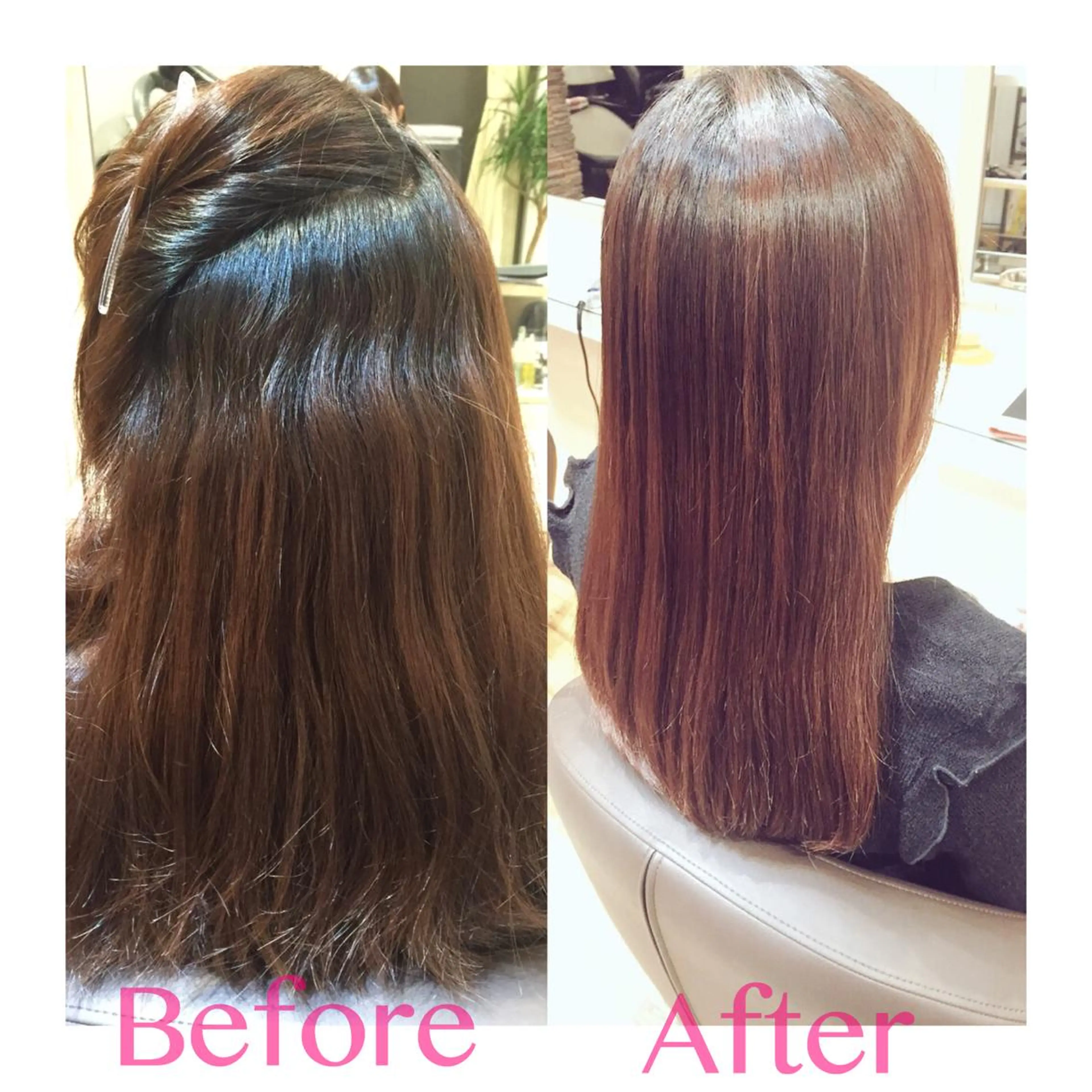 ロング 縮毛矯正 IVY hairdesign所属・⚪︎ YUNAのヘアスタイル