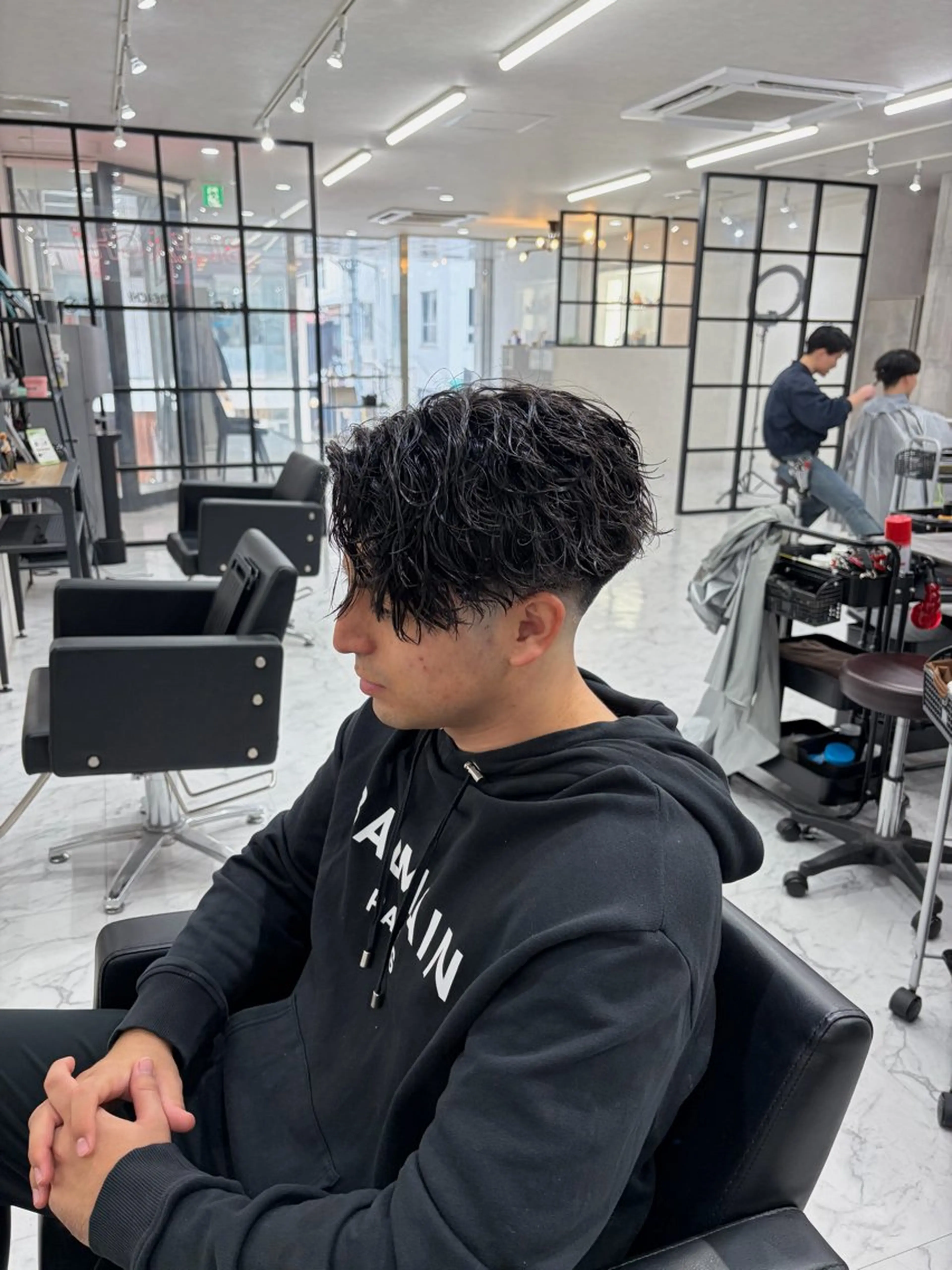 パーマ メンズ カット パーマ 木村 拓美のヘアスタイル