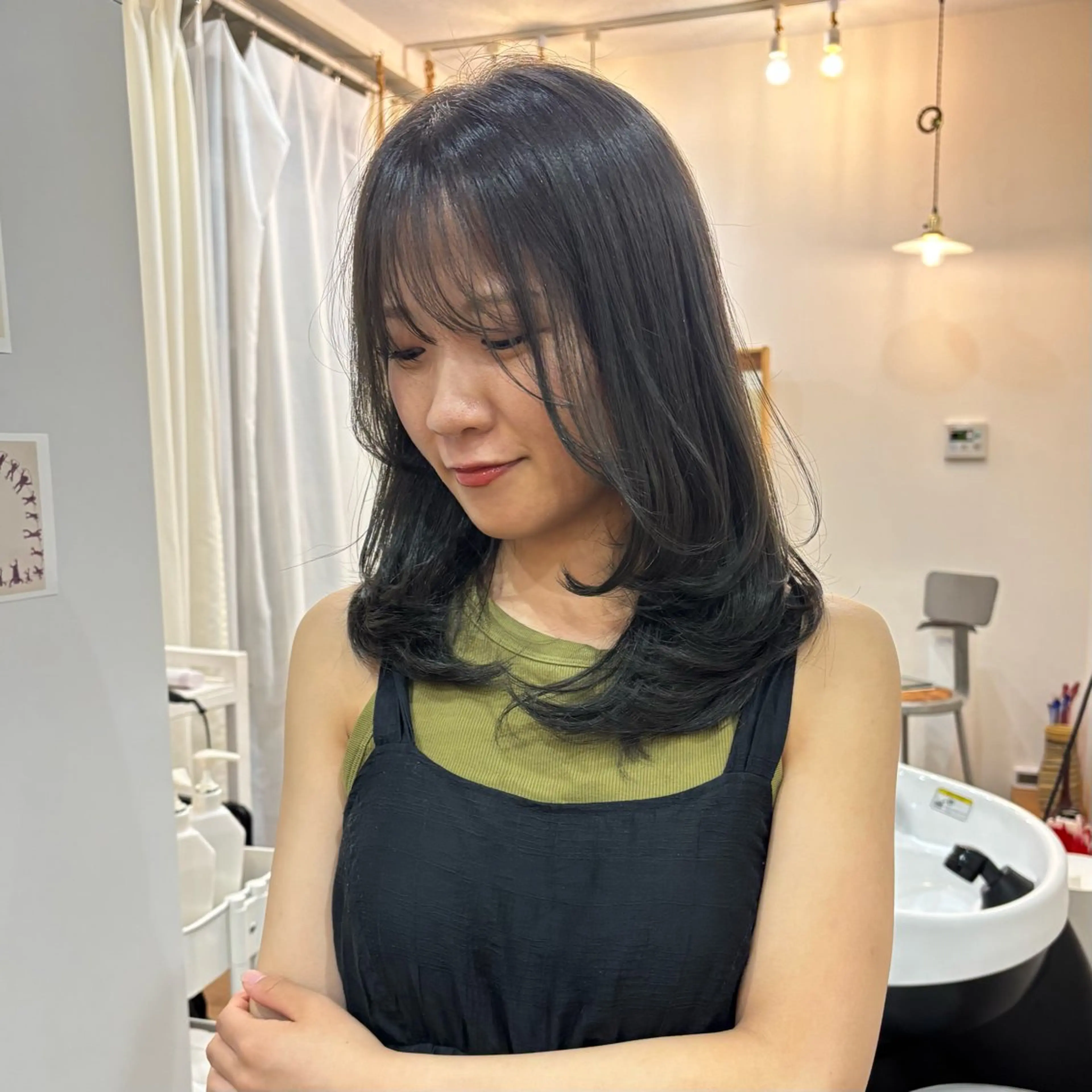 カラー アッシュ ブリーチ ブリーチなしカラー asuka モデル募集中🪄のヘアスタイル