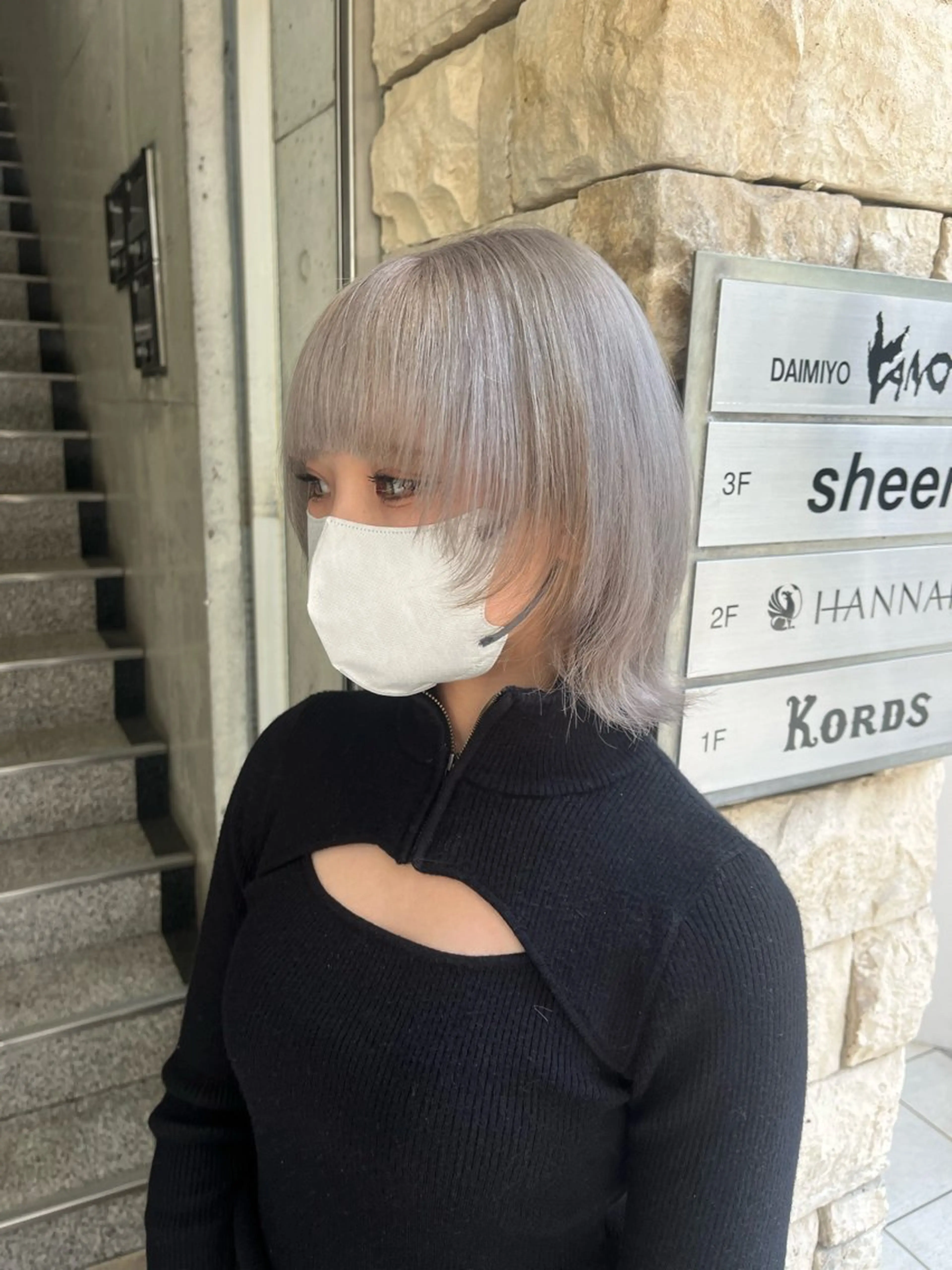 ショート Yurina ブリーチ特化のヘアスタイル