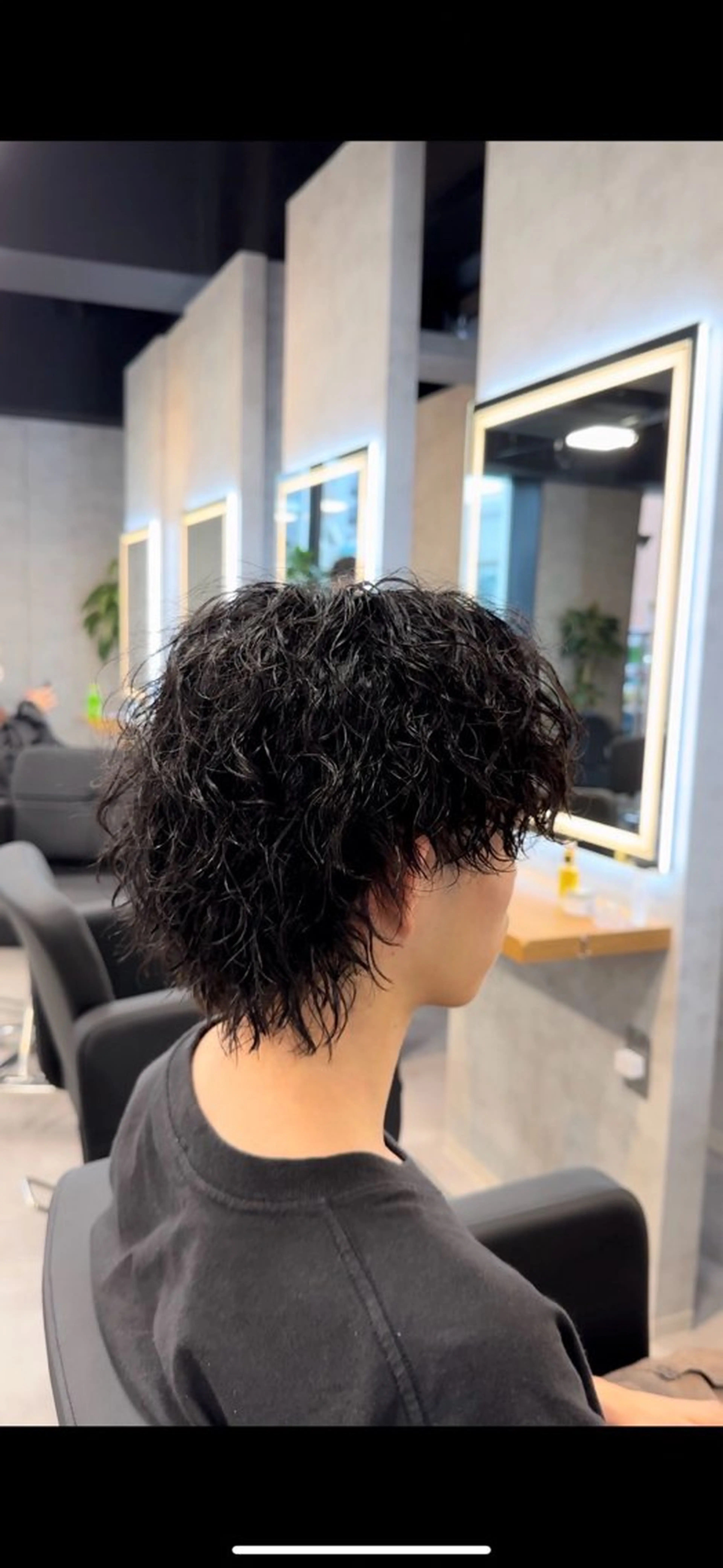 ショート カラー パーマ メンズ カット パーマ メンズ特化 👑YUTAのヘアスタイル