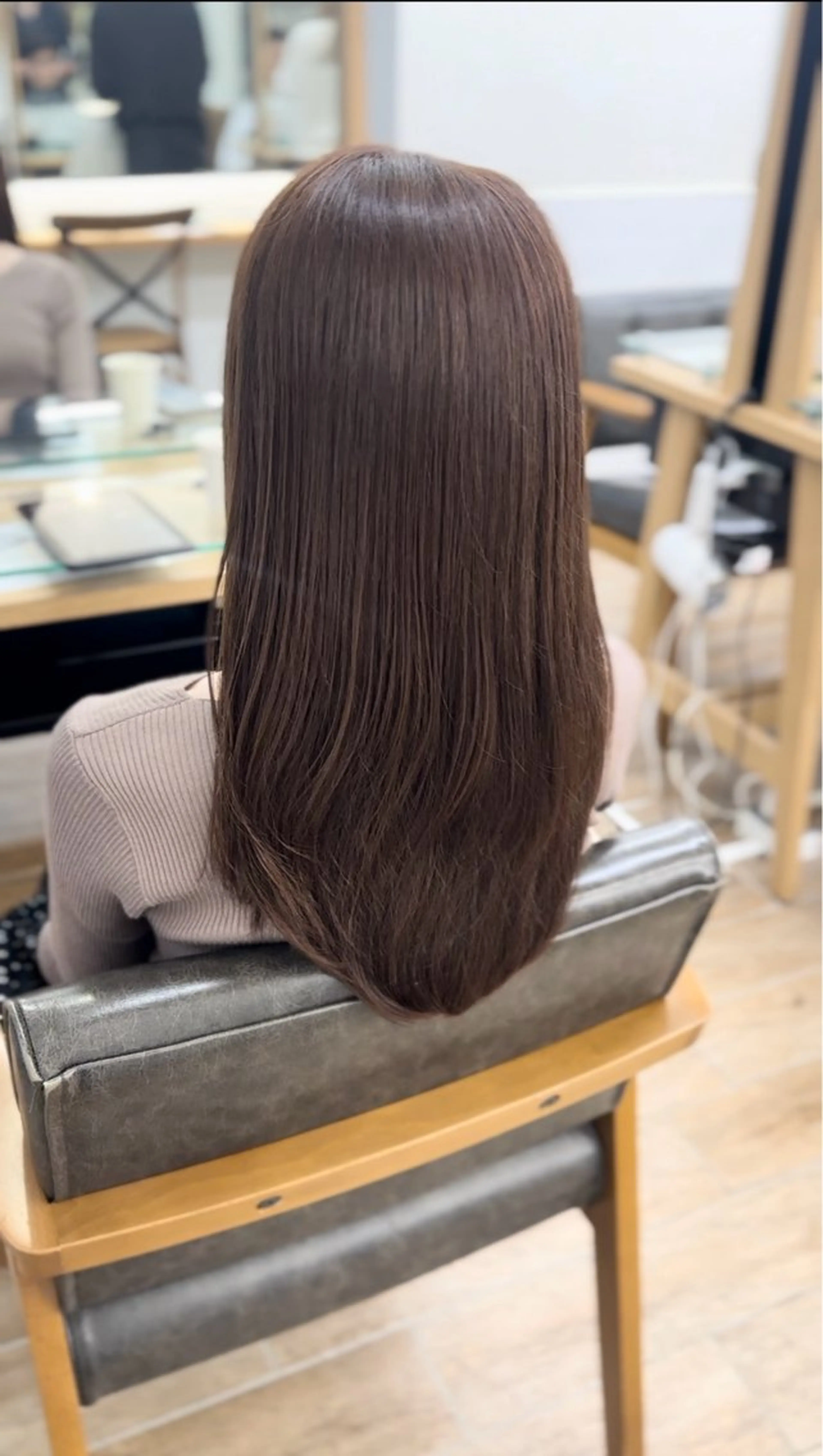 ロング カラー パーマ ヘアアレンジ メンズ キッズ カット 縮毛矯正 骨格レイヤーカット 🌿美髪縮毛矯正のヘアスタイル