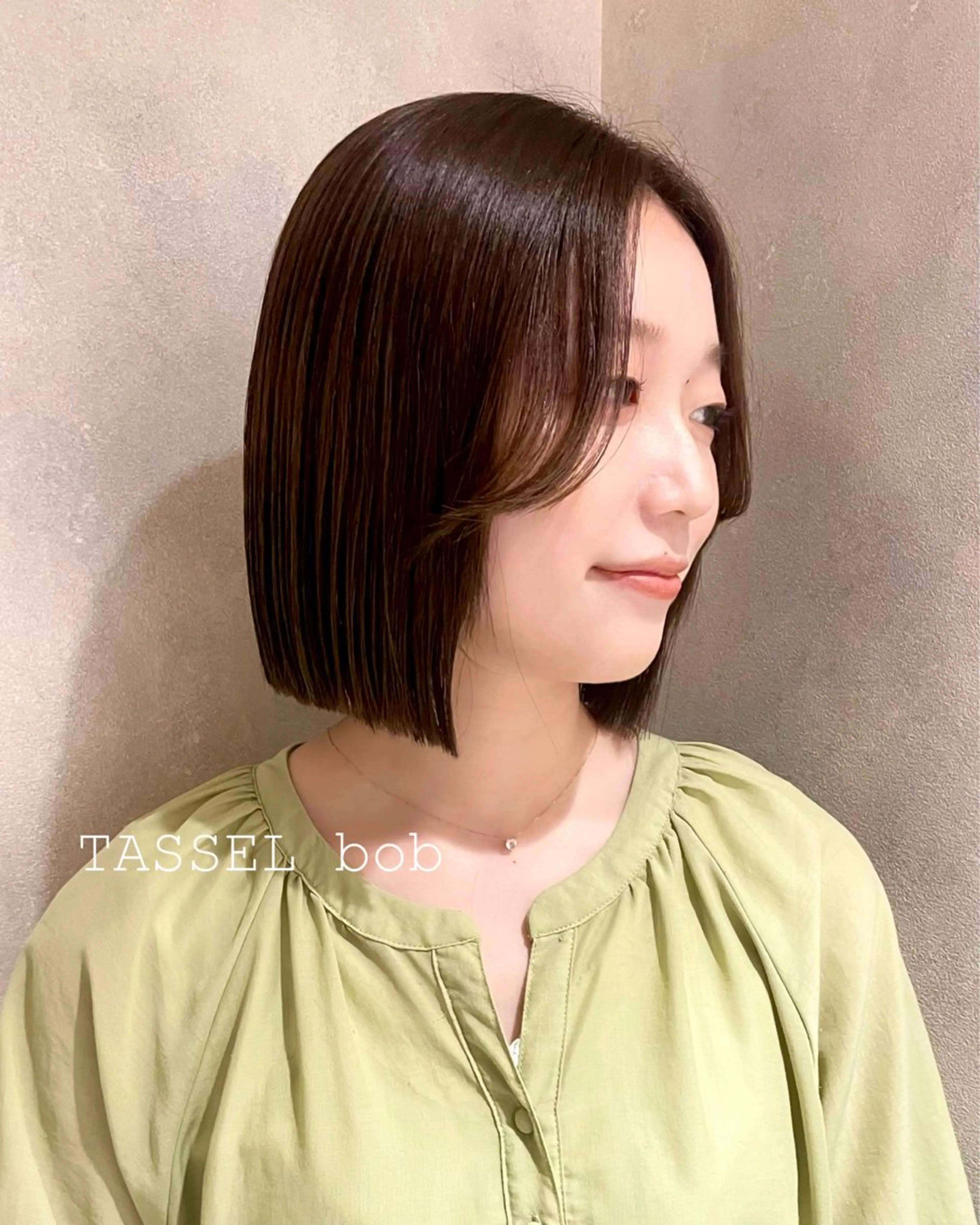 ミディアム カラー カット ヘアカラー トリートメント ショート/ボブ/ 透明感カラー/ほのかのヘアスタイル