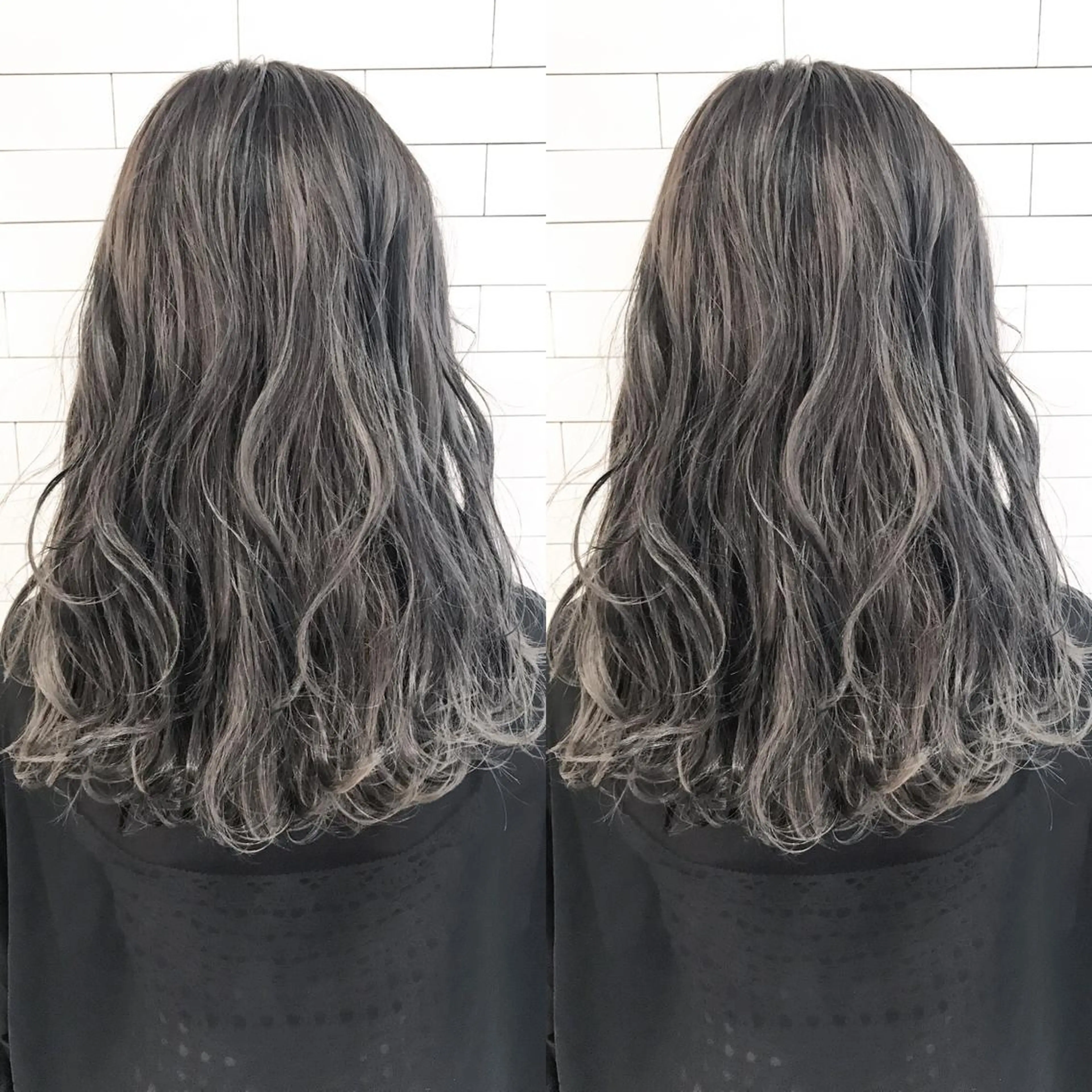 ミディアム カラー グレージュ 🧡ショートの達人 🧡SHOのヘアスタイル