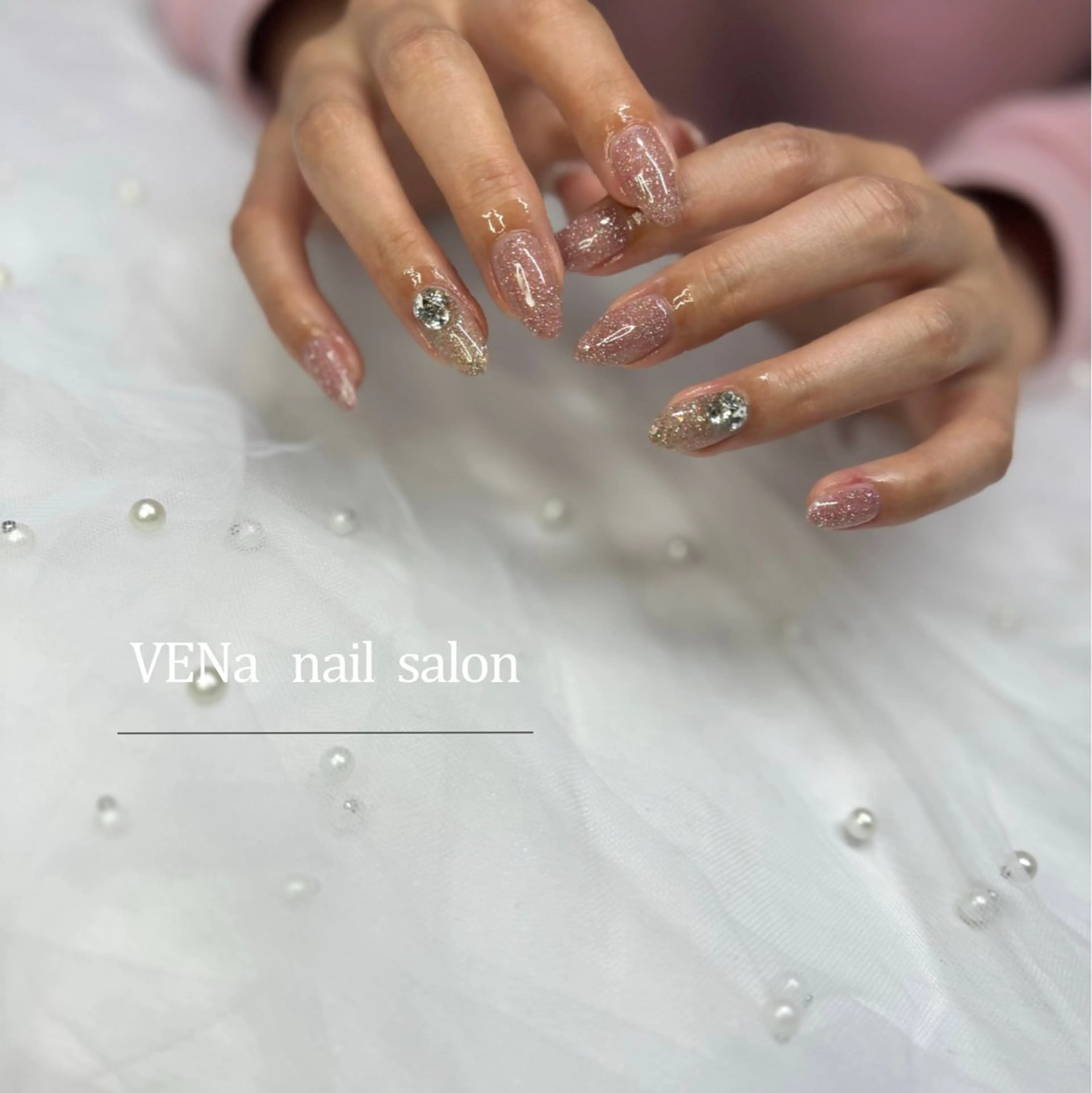 ネイル オーロラネイル フラッシュネイル フットネイル フレンチネイル 氷ネイル・うるうるネイル VENa eye＆ nail salonのマツエク・マツパデザイン