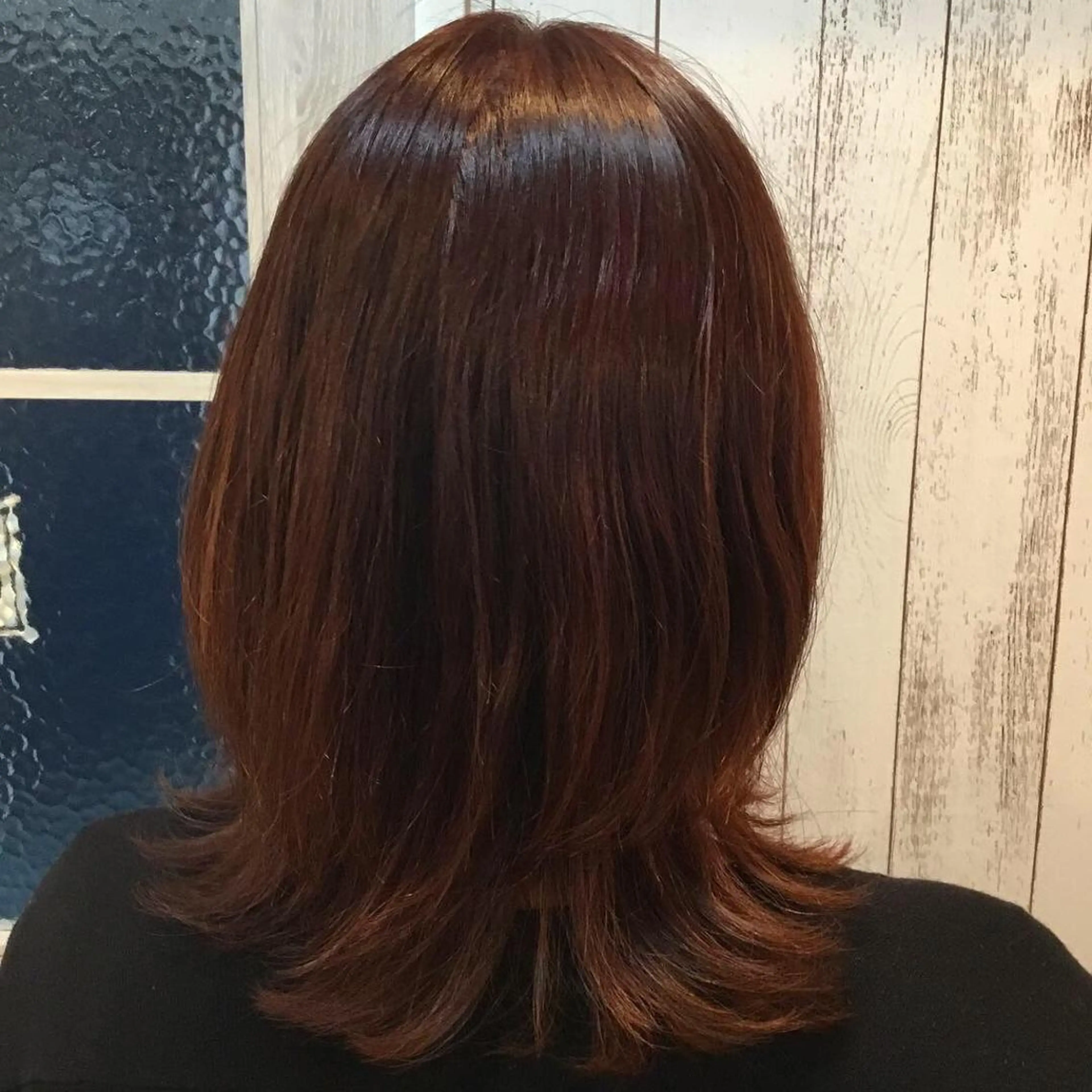 ミディアム カラー 金崎 新吾のヘアスタイル